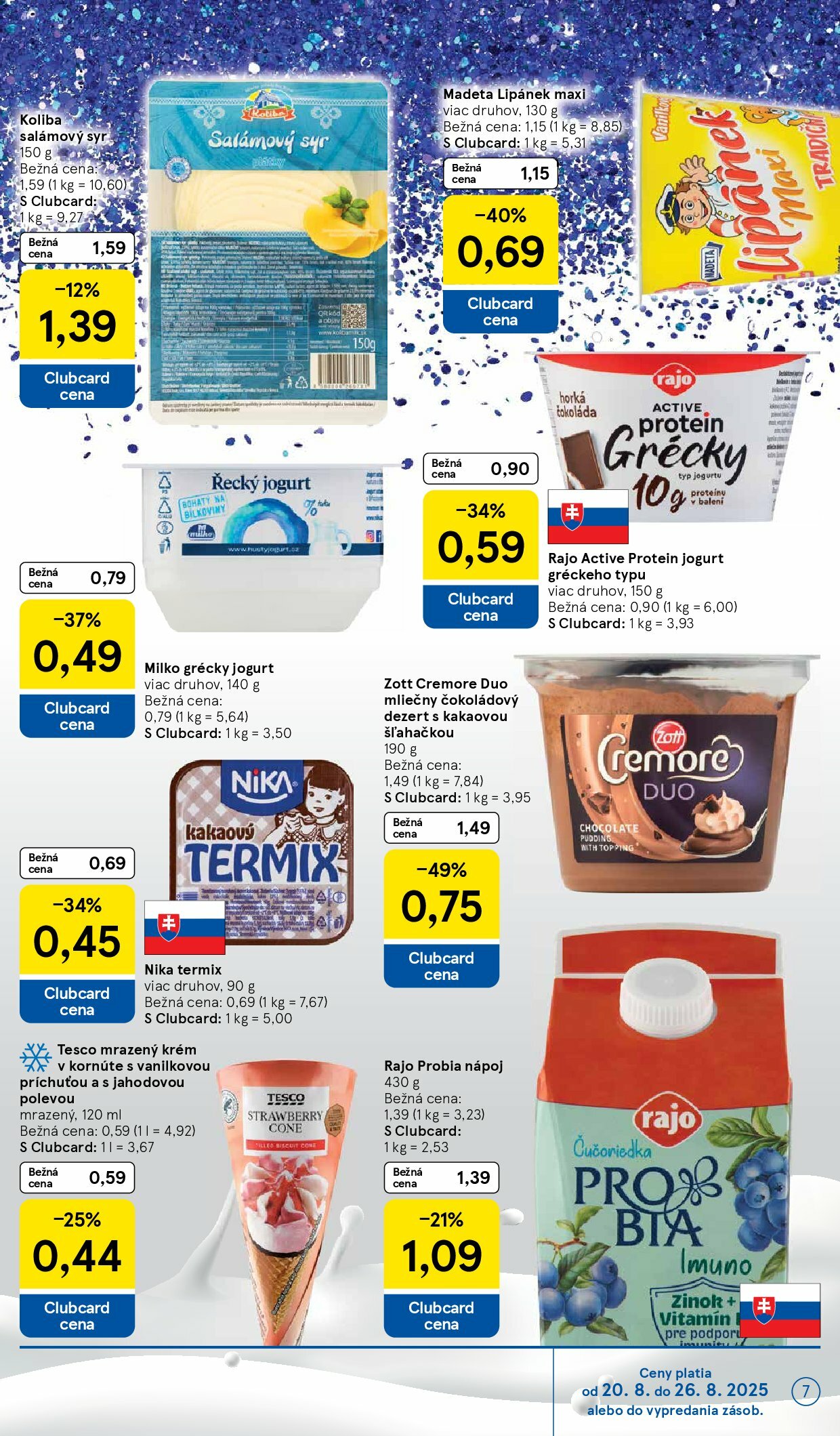 tesco - Leták Tesco supermarket platný od 20.08. do 26.08. - page: 7