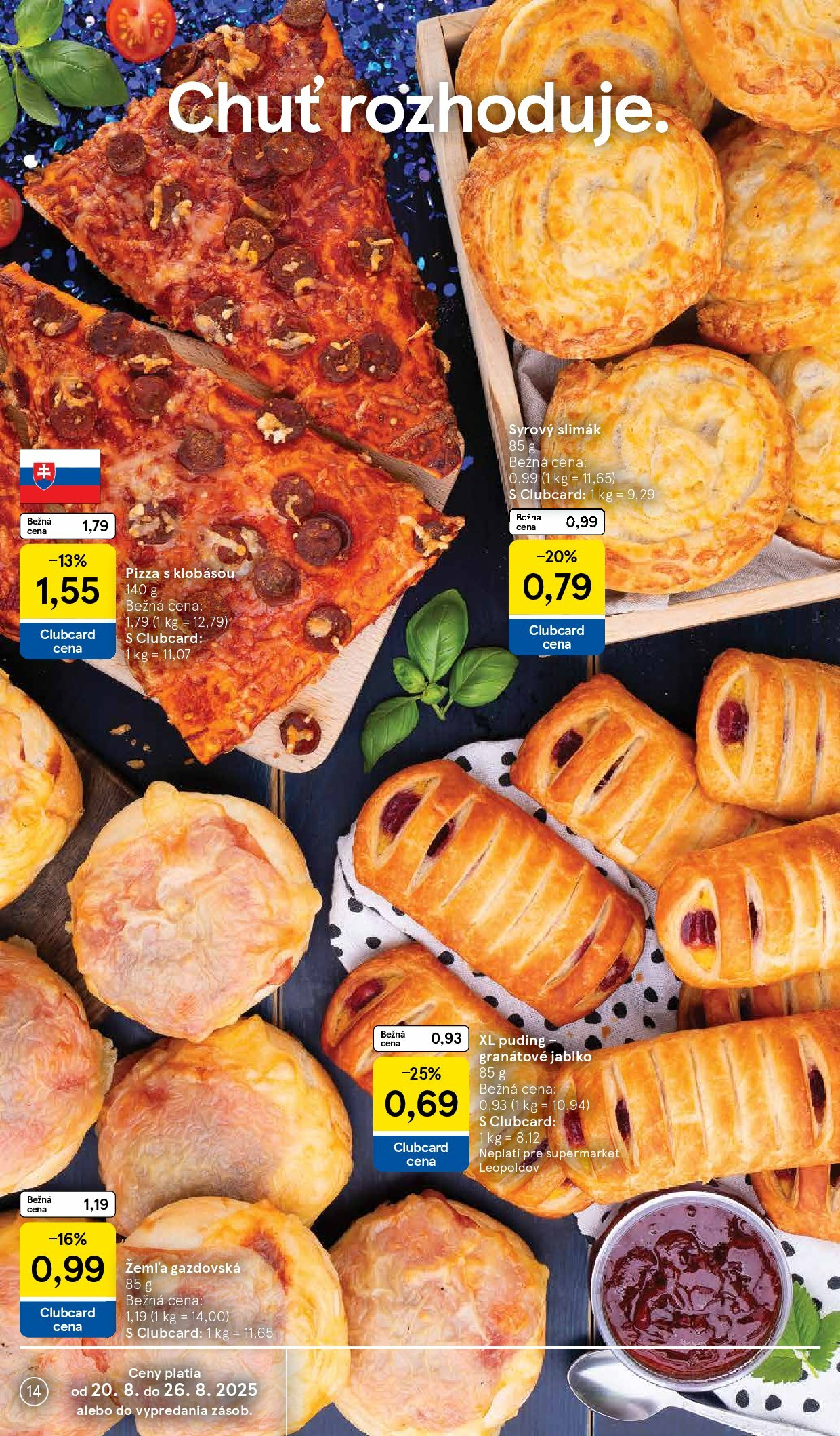 tesco - Leták Tesco supermarket platný od 20.08. do 26.08. - page: 14