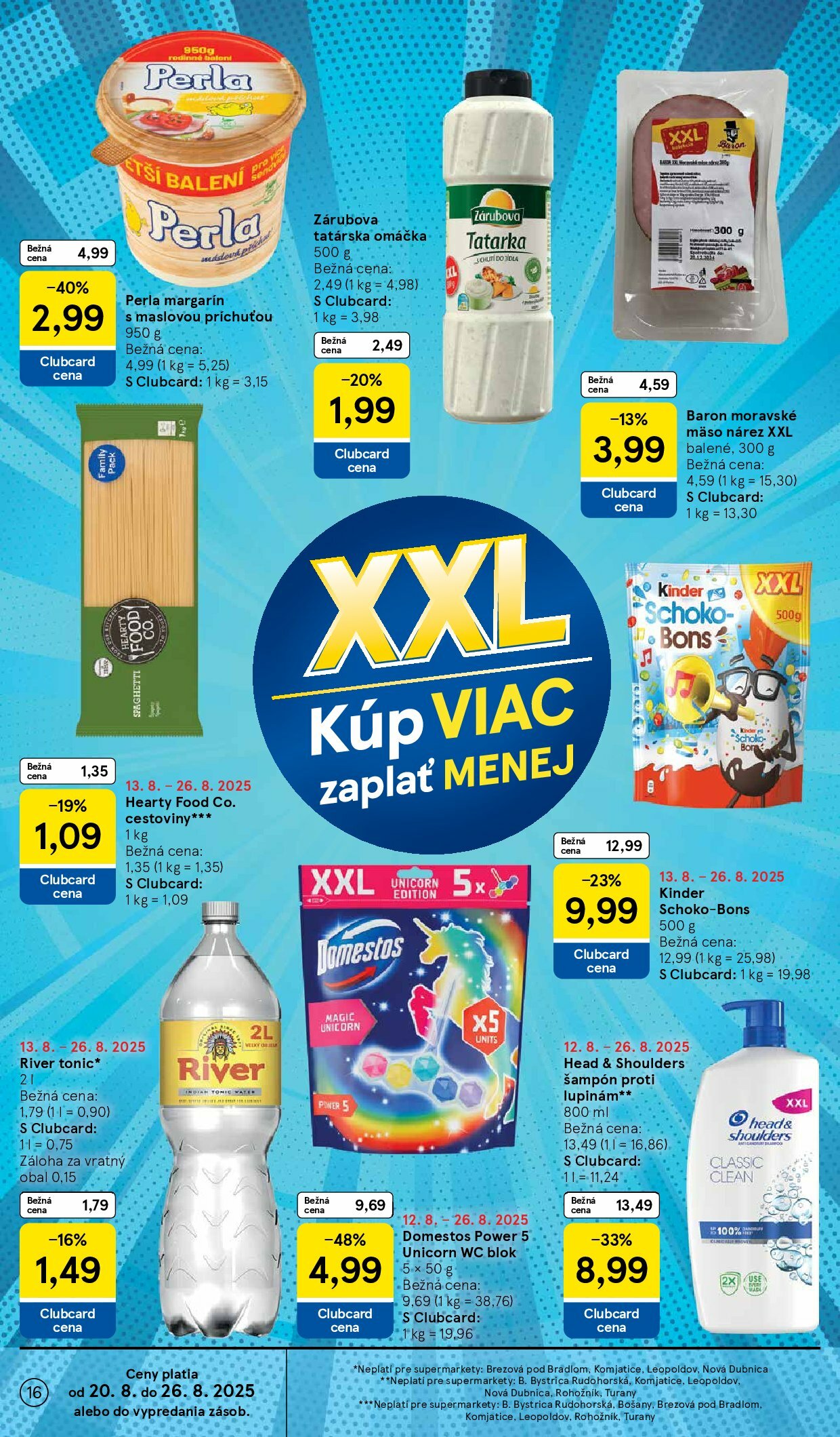 tesco - Leták Tesco supermarket platný od 20.08. do 26.08. - page: 16