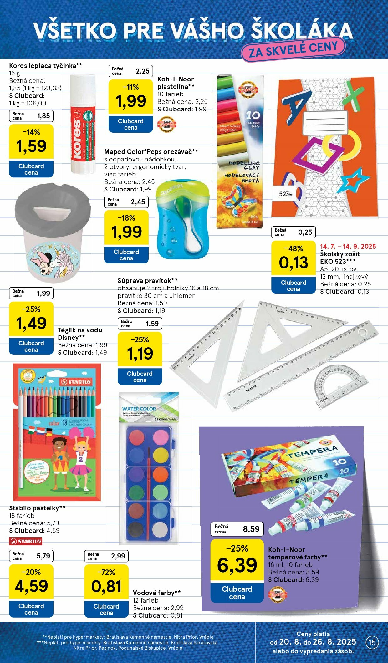 tesco - Leták Tesco platný od 20.08. do 26.08. - page: 15 tesco - Leták Tesco platný od 20.08. do 26.08. - page: 15