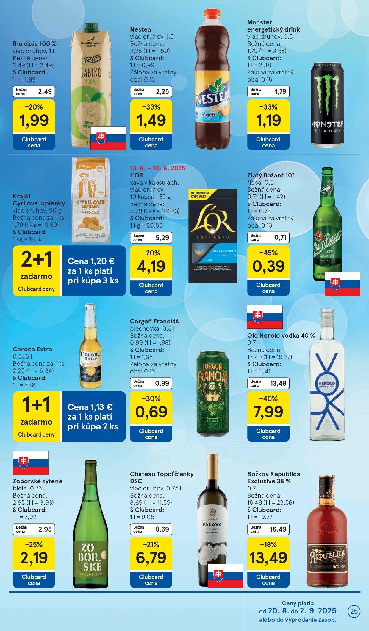 tesco - Leták Tesco platný od 20.08. do 26.08. - page: 25 tesco - Leták Tesco platný od 20.08. do 26.08. - page: 25