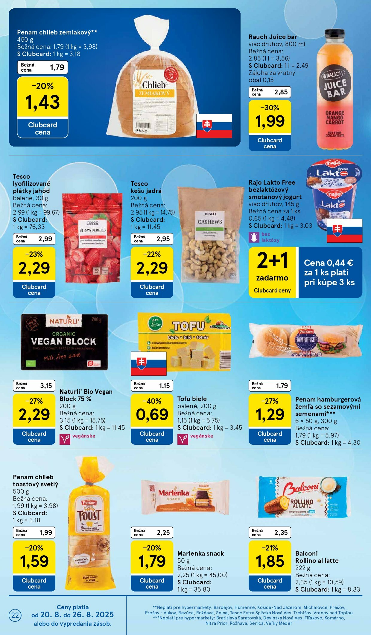 tesco - Leták Tesco platný od 20.08. do 26.08. - page: 22 tesco - Leták Tesco platný od 20.08. do 26.08. - page: 22