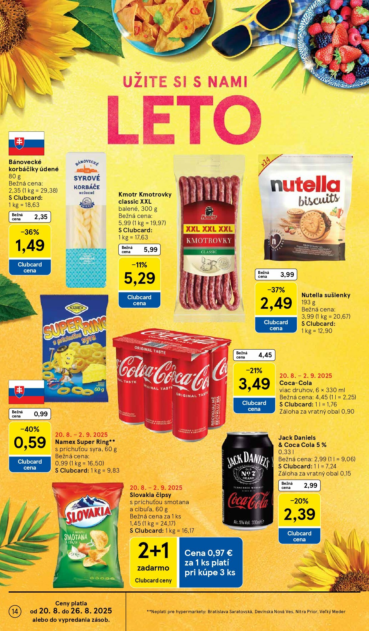 tesco - Leták Tesco platný od 20.08. do 26.08. - page: 14 tesco - Leták Tesco platný od 20.08. do 26.08. - page: 14
