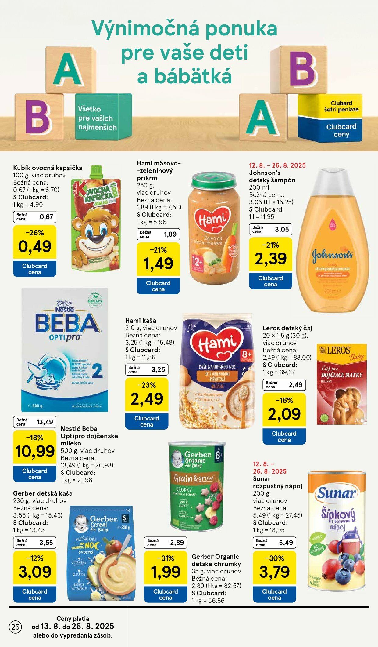 tesco - Leták Tesco platný od 20.08. do 26.08. - page: 26 tesco - Leták Tesco platný od 20.08. do 26.08. - page: 26