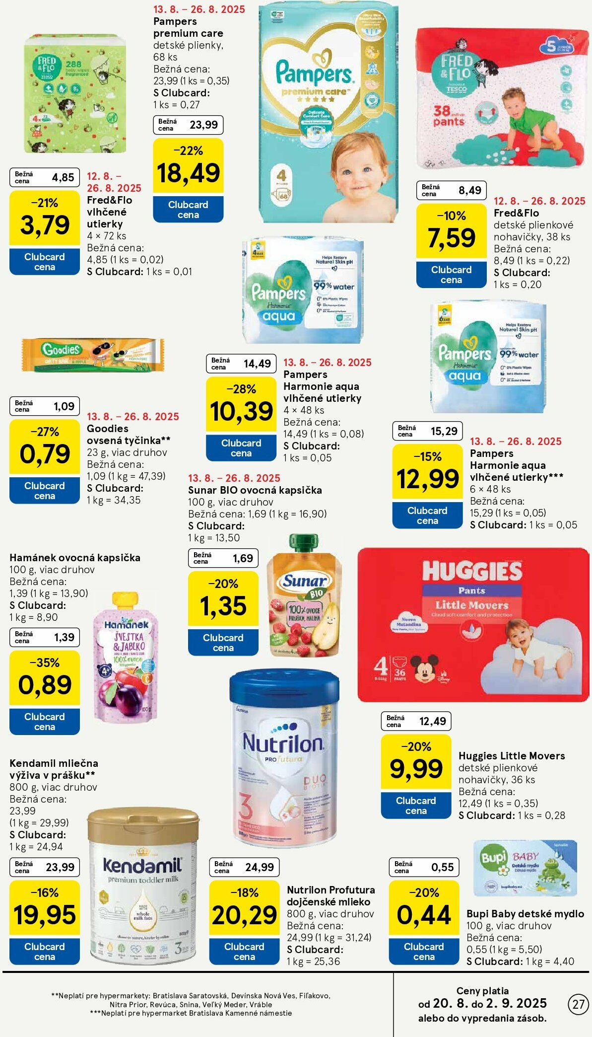 tesco - Leták Tesco platný od 20.08. do 26.08. - page: 27 tesco - Leták Tesco platný od 20.08. do 26.08. - page: 27