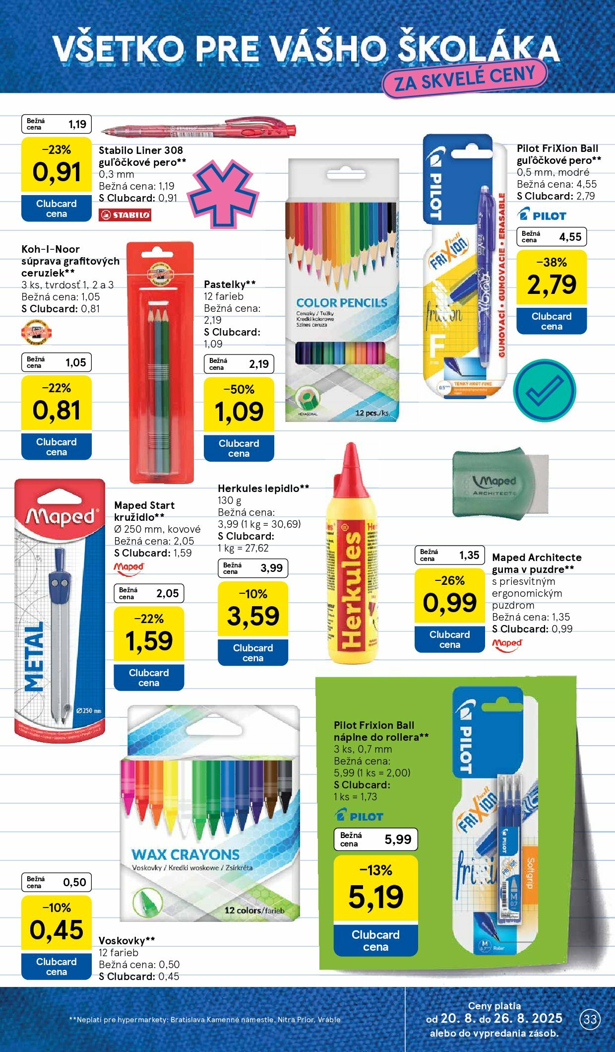 tesco - Leták Tesco platný od 20.08. do 26.08. - page: 33 tesco - Leták Tesco platný od 20.08. do 26.08. - page: 33