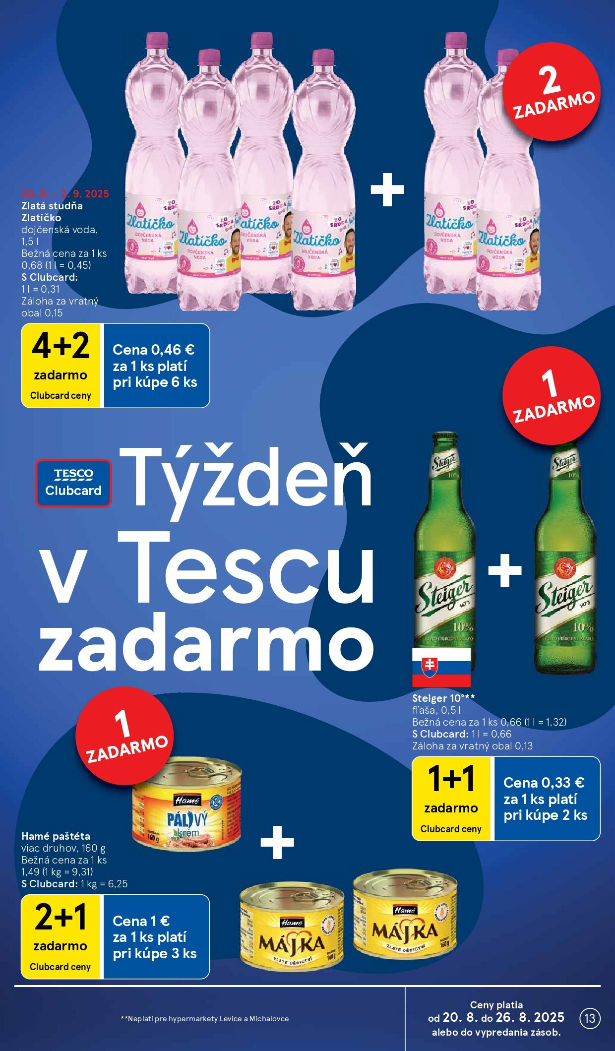 tesco - Leták Tesco platný od 20.08. do 26.08. - page: 13 tesco - Leták Tesco platný od 20.08. do 26.08. - page: 13