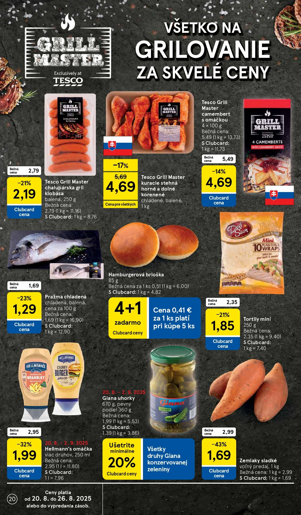 tesco - Leták Tesco platný od 20.08. do 26.08. - page: 20 tesco - Leták Tesco platný od 20.08. do 26.08. - page: 20