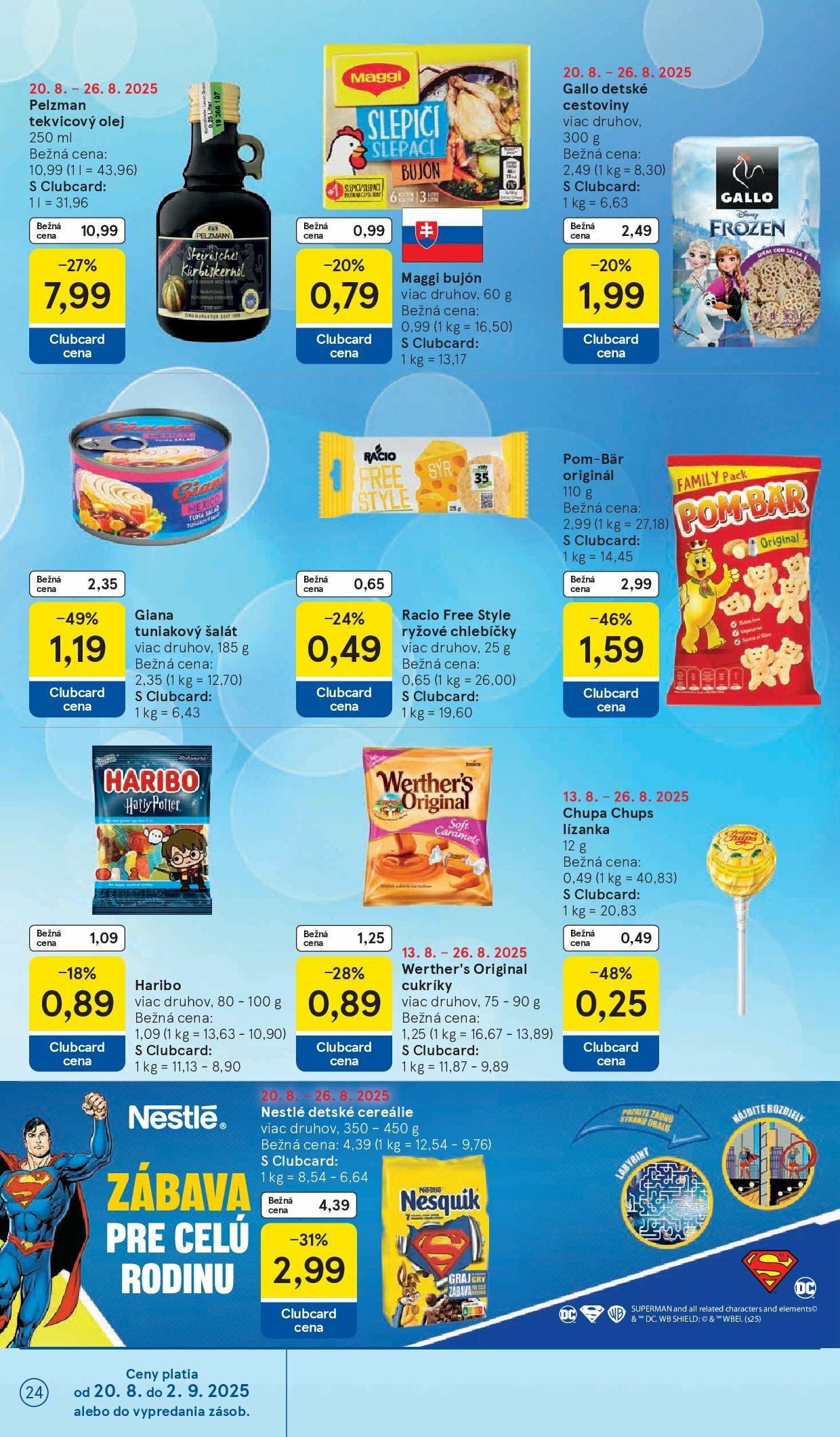 tesco - Leták Tesco platný od 20.08. do 26.08. - page: 24 tesco - Leták Tesco platný od 20.08. do 26.08. - page: 24