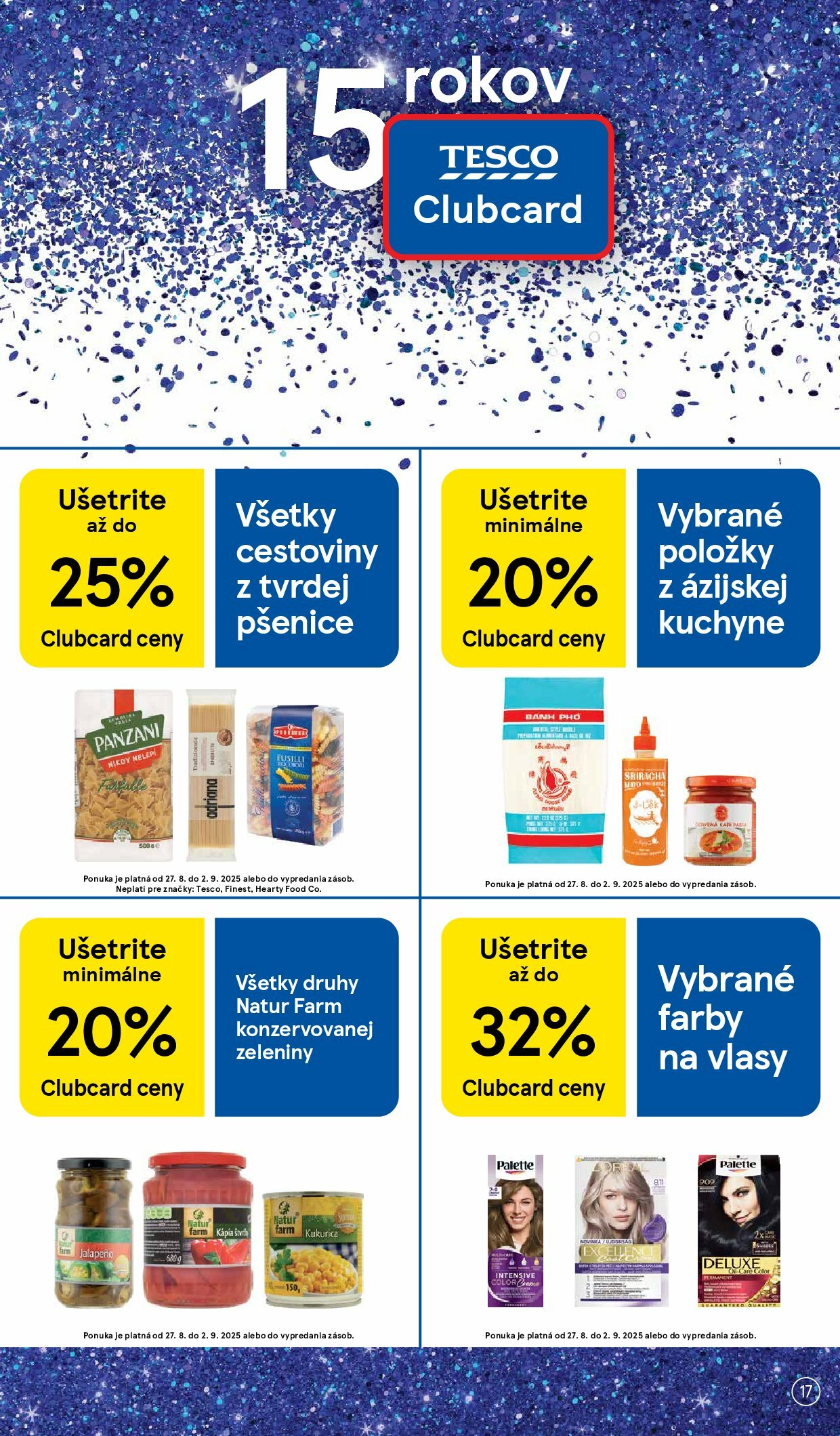 tesco - Leták Tesco supermarket platný od 27.08. do 02.09. - page: 17