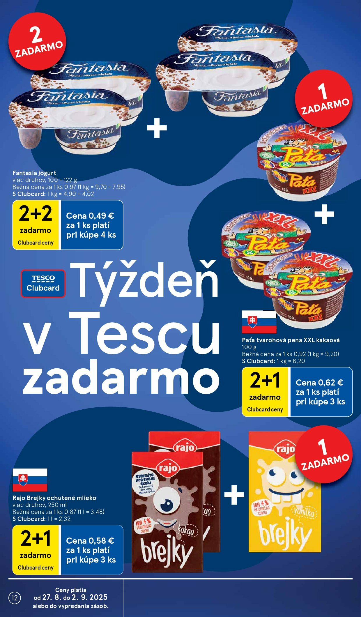 tesco - Leták Tesco supermarket platný od 27.08. do 02.09. - page: 12