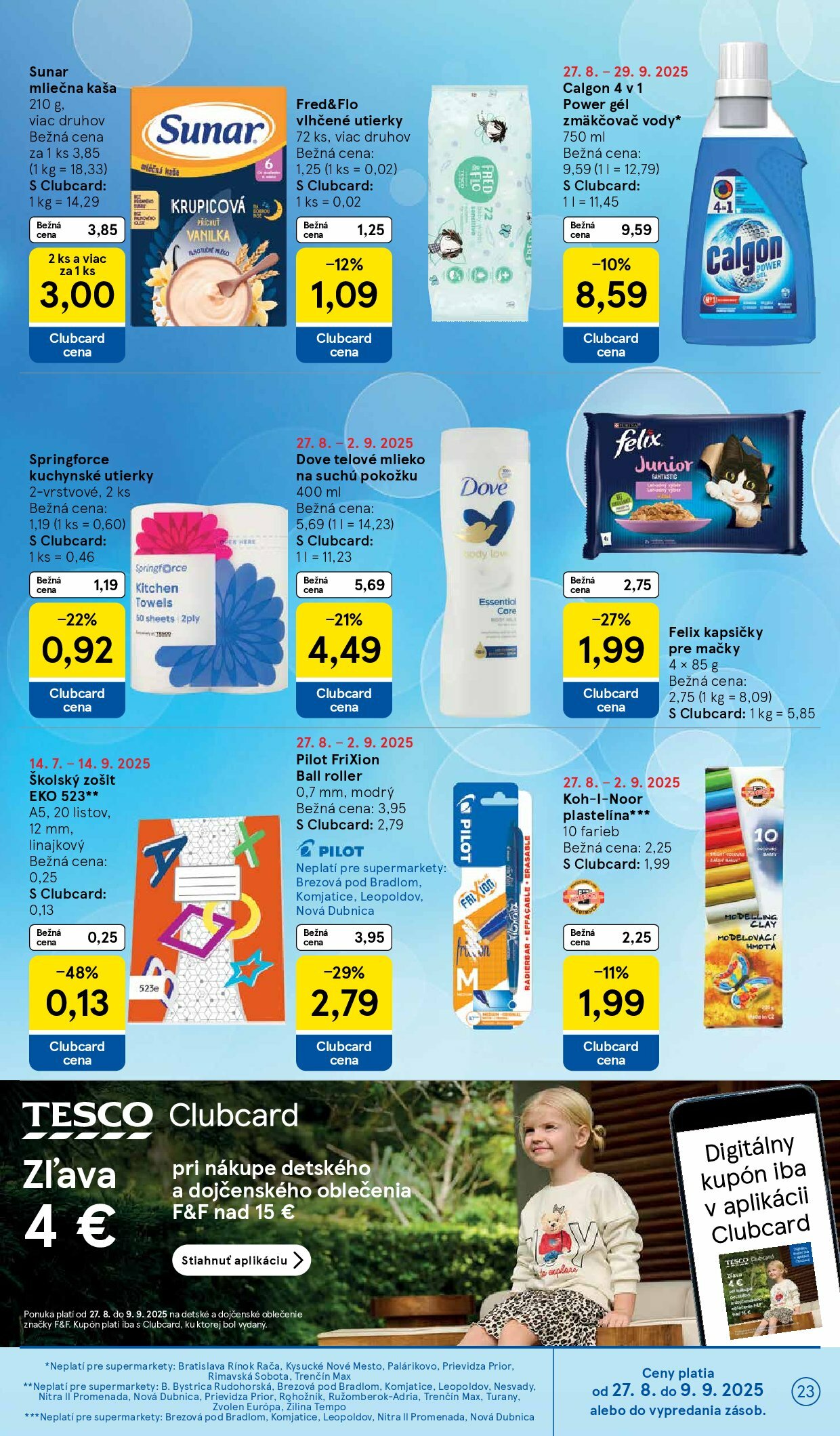 tesco - Leták Tesco supermarket platný od 27.08. do 02.09. - page: 23