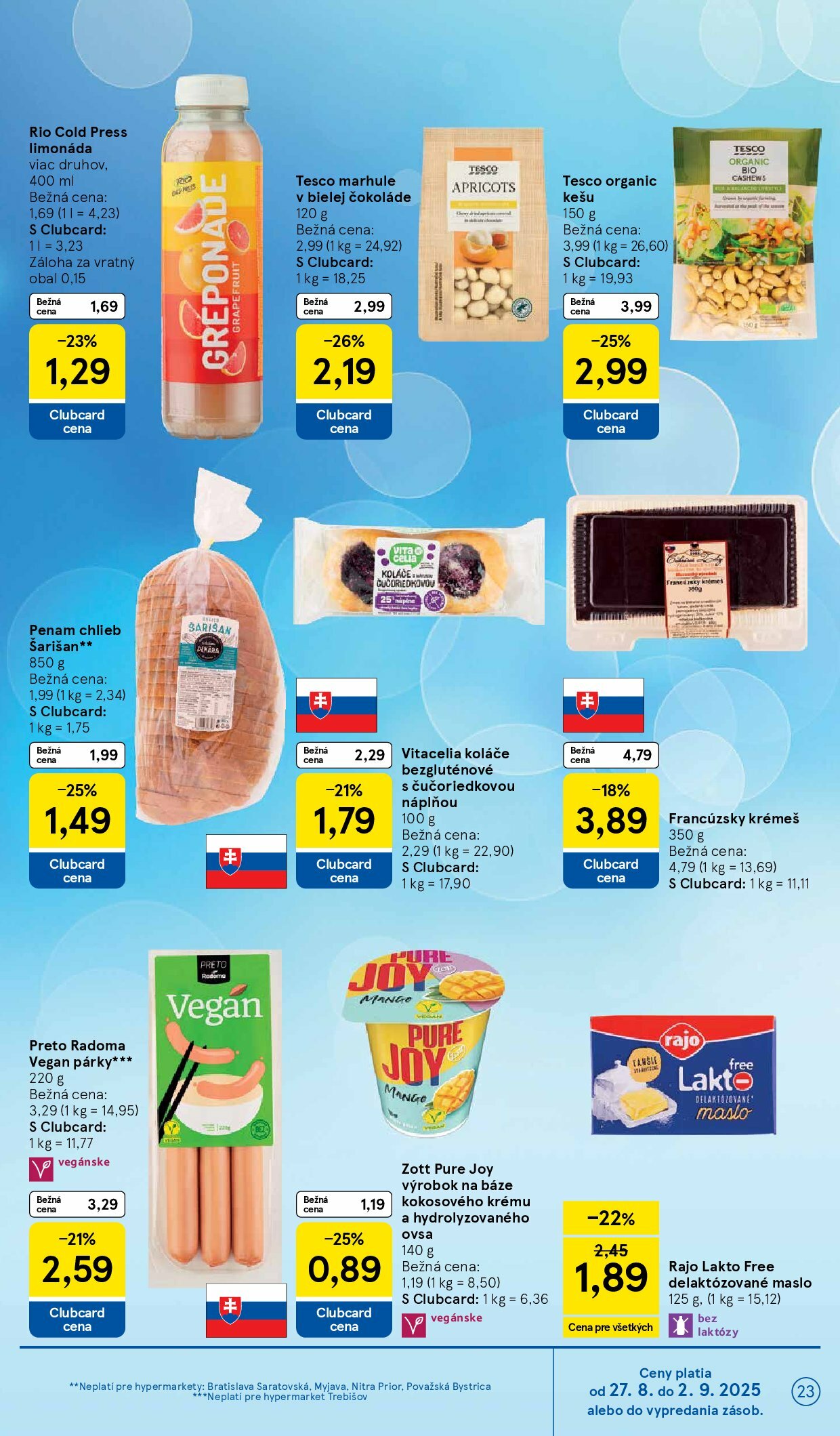 tesco - Leták Tesco platný od 27.08. do 02.09. - page: 23