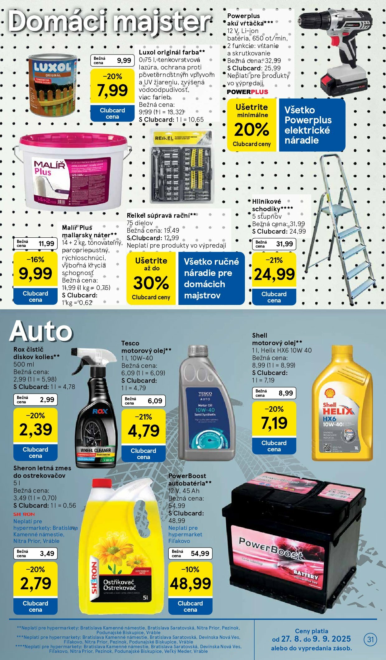 tesco - Leták Tesco platný od 27.08. do 02.09. - page: 31