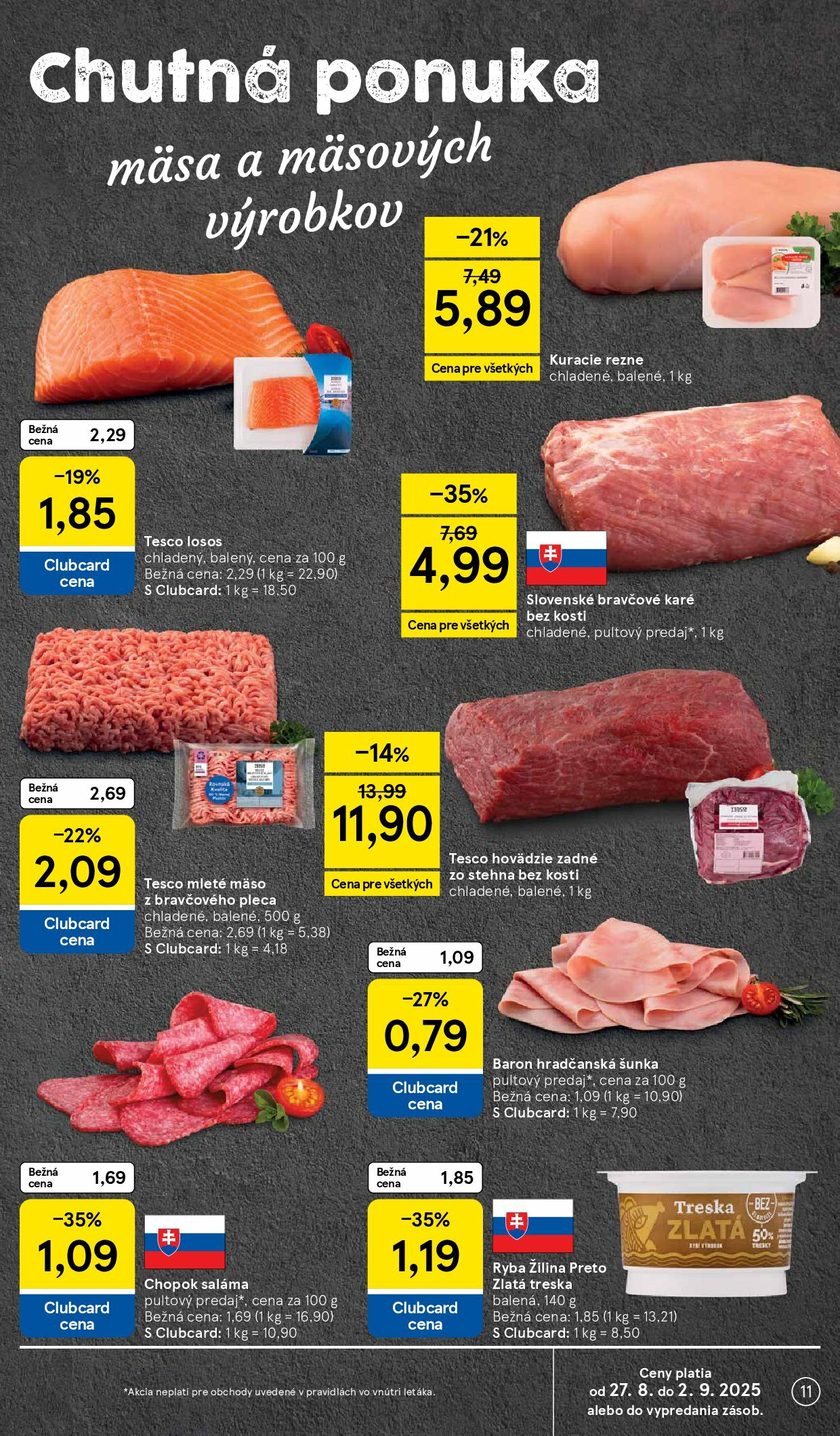 tesco - Leták Tesco platný od 27.08. do 02.09. - page: 11