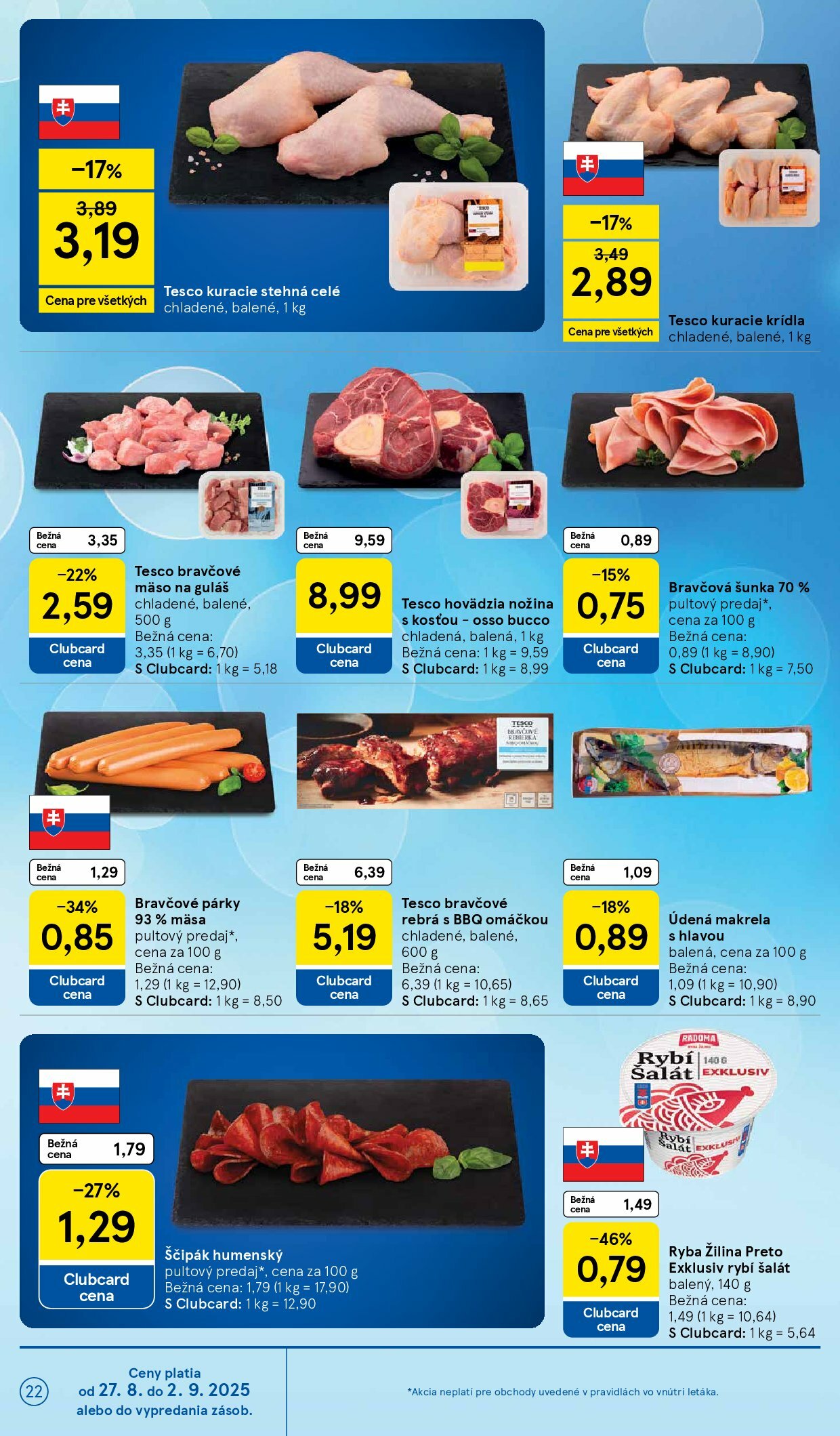 tesco - Leták Tesco platný od 27.08. do 02.09. - page: 22