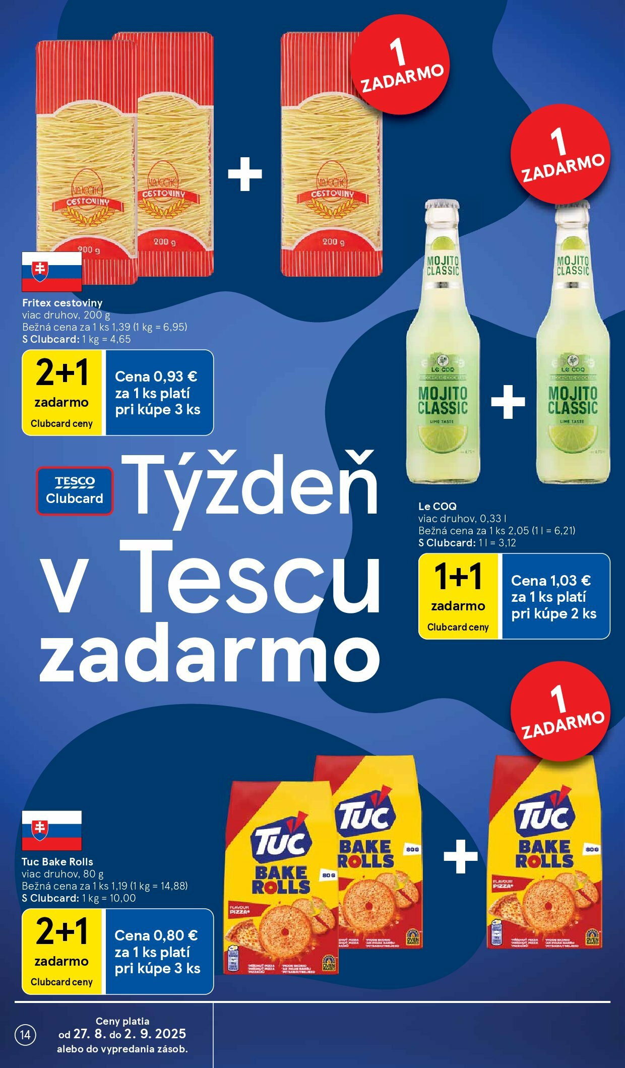 tesco - Leták Tesco platný od 27.08. do 02.09. - page: 14