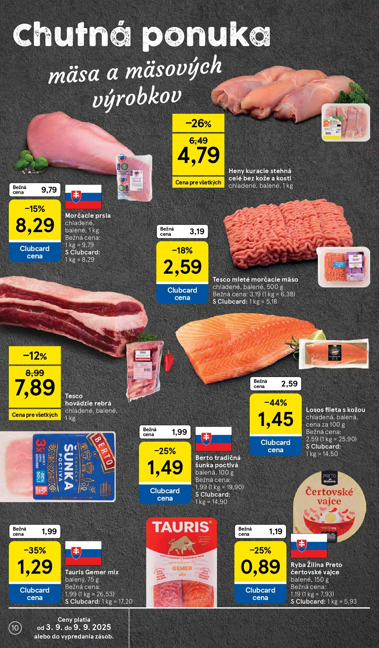 tesco - Leták Tesco supermarket platný od 03.09. do 09.09. - page: 10