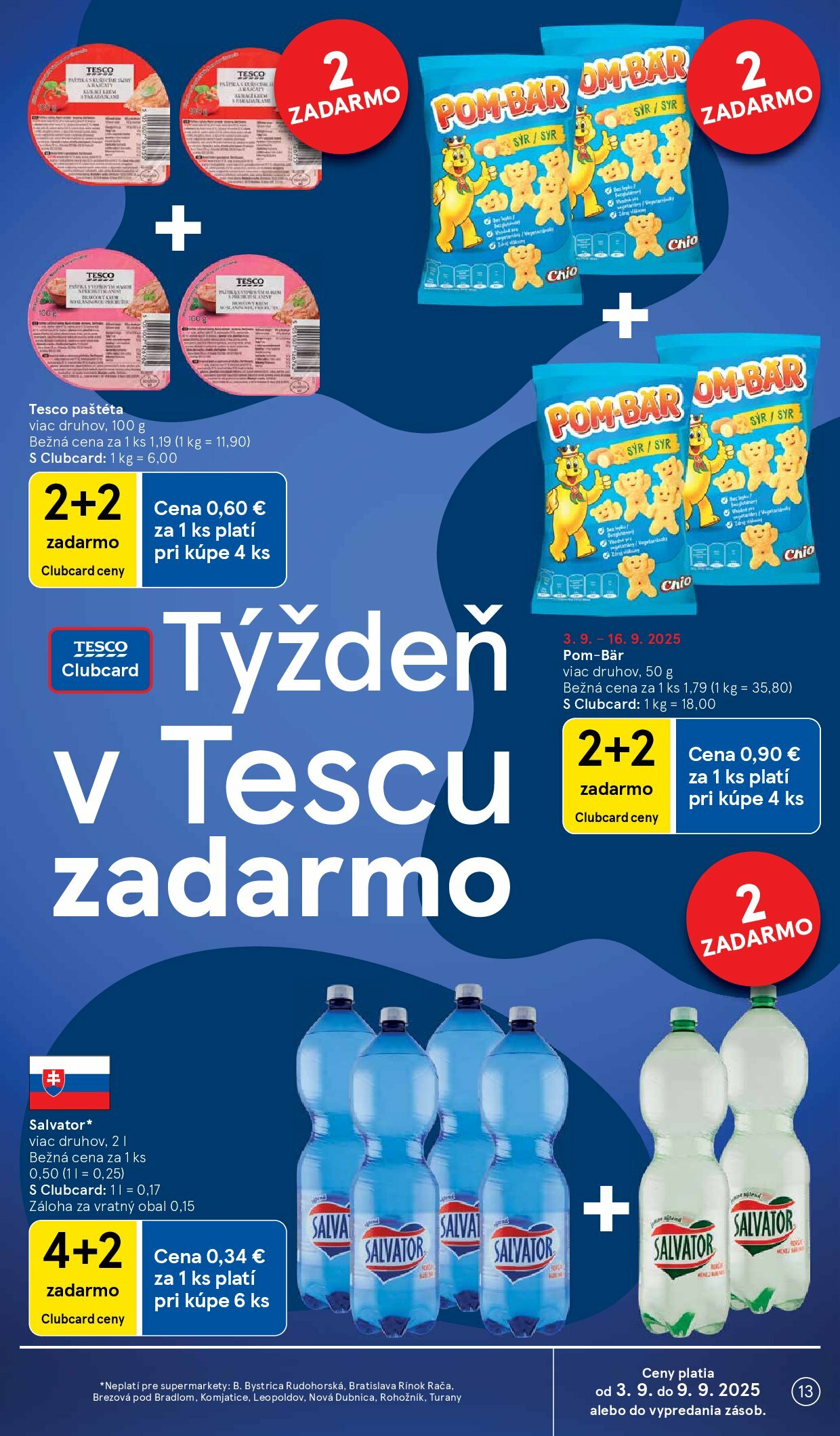 tesco - Leták Tesco supermarket platný od 03.09. do 09.09. - page: 13