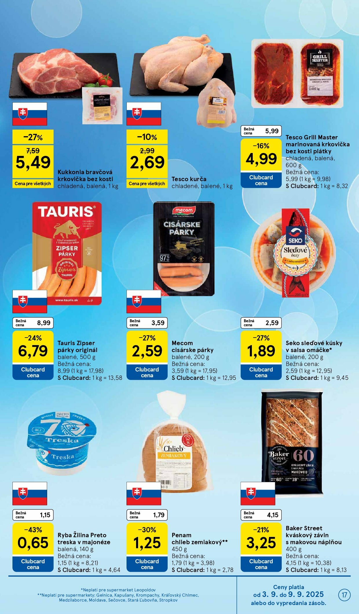 tesco - Leták Tesco supermarket platný od 03.09. do 09.09. - page: 17
