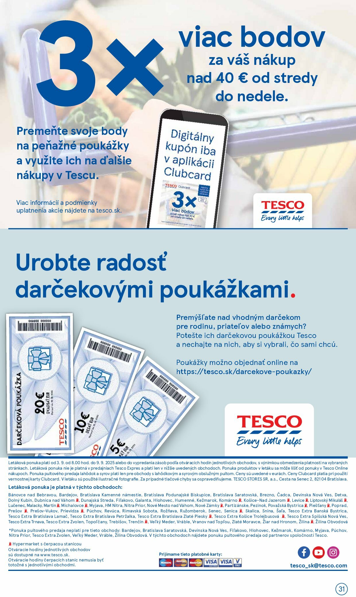 tesco - Leták Tesco platný od 03.09. do 09.09. - page: 31