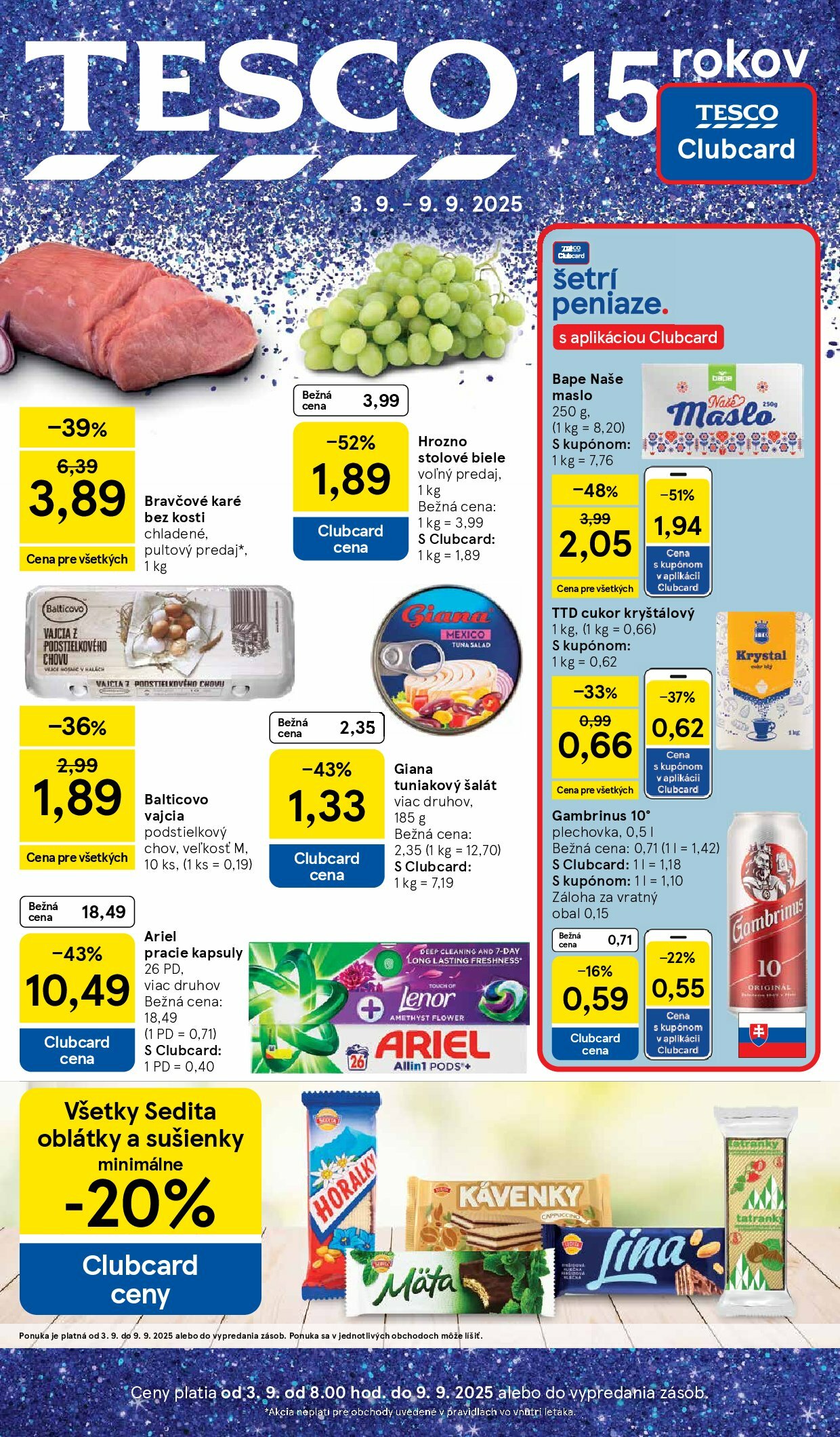 tesco - Leták Tesco platný od 03.09. do 09.09.
