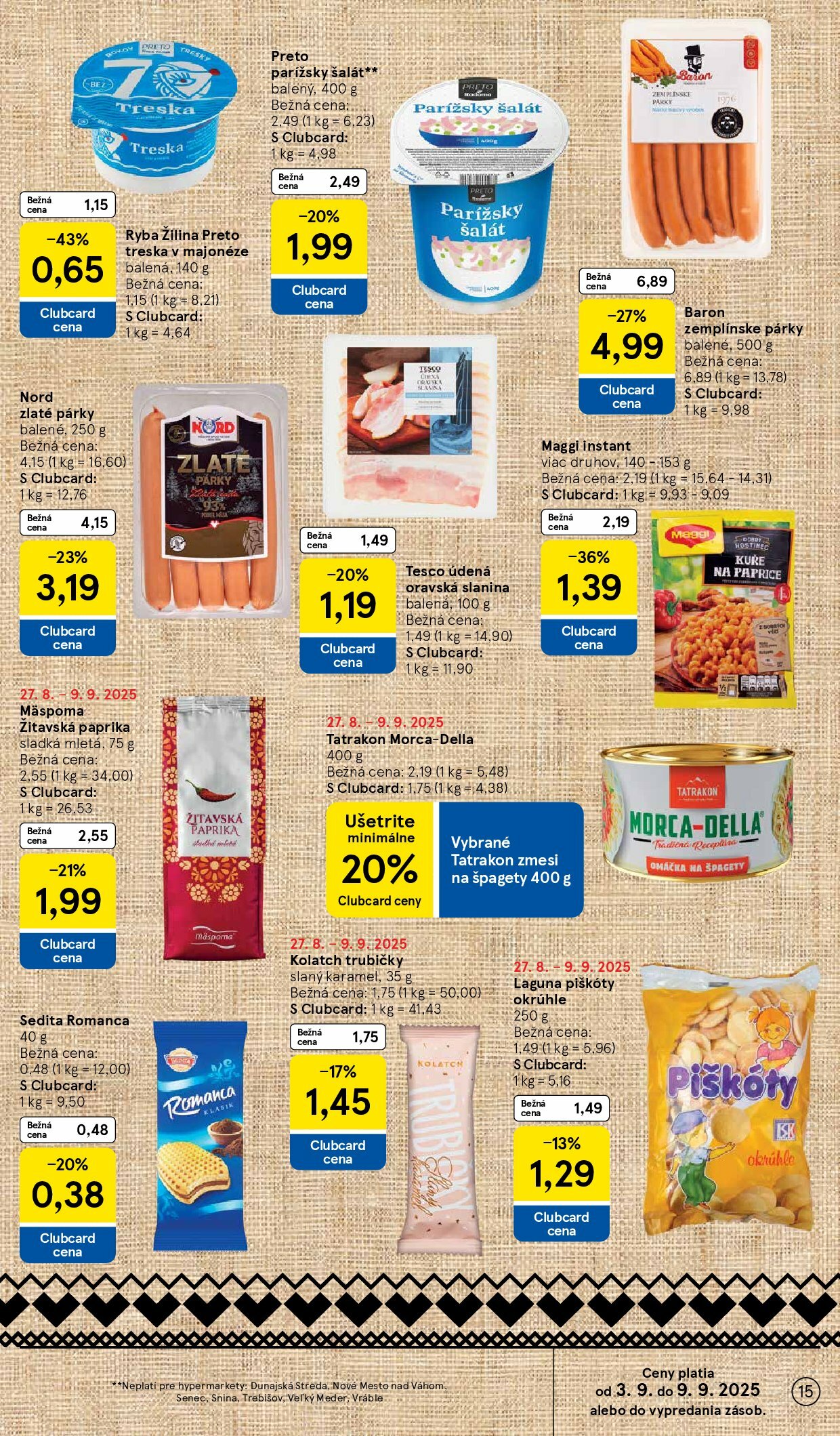 tesco - Leták Tesco platný od 03.09. do 09.09. - page: 15