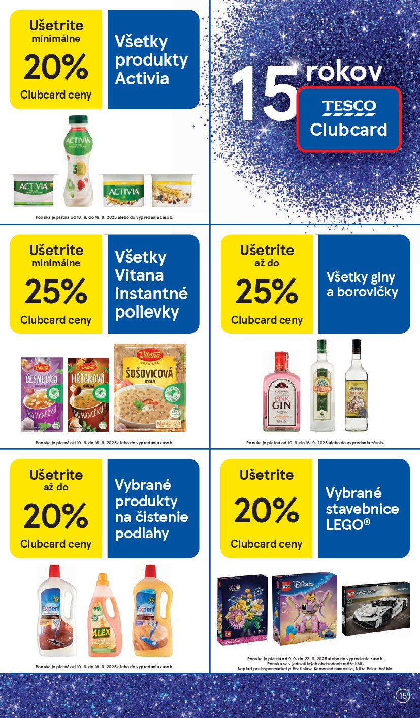 tesco - Leták Tesco platný od 10.09. do 16.09. - page: 15
