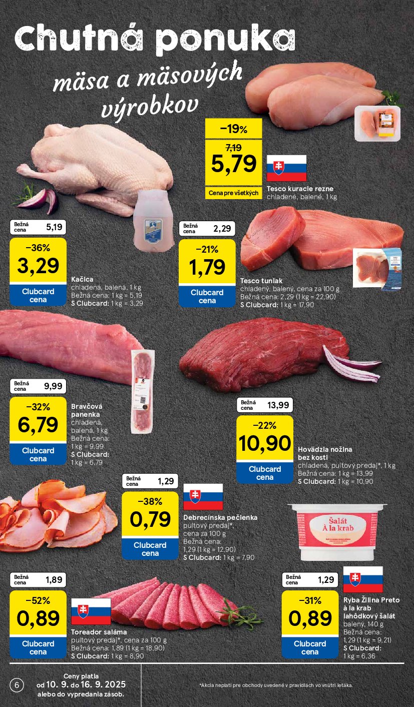 tesco - Leták Tesco platný od 10.09. do 16.09. - page: 6