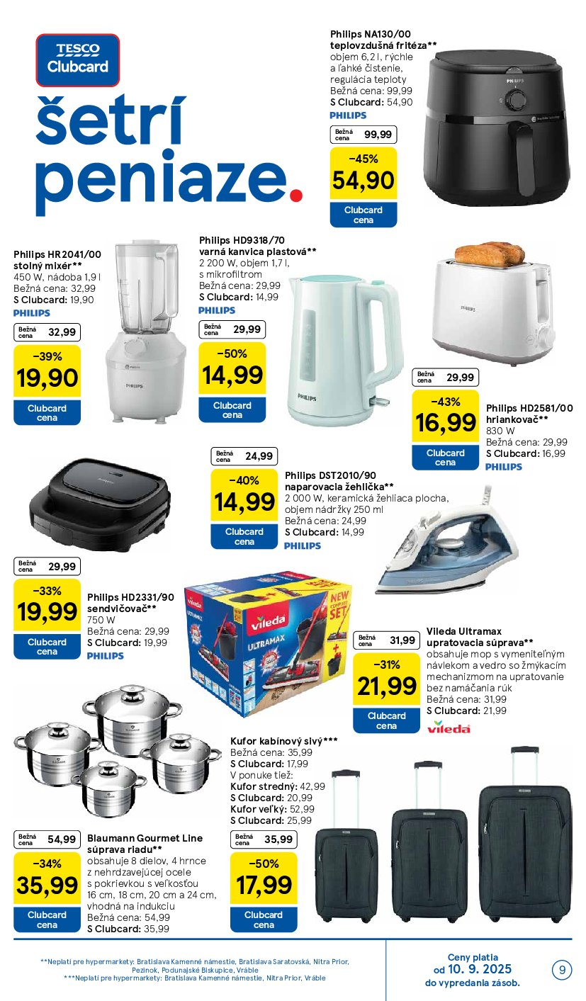 tesco - Leták Tesco platný od 10.09. do 16.09. - page: 9