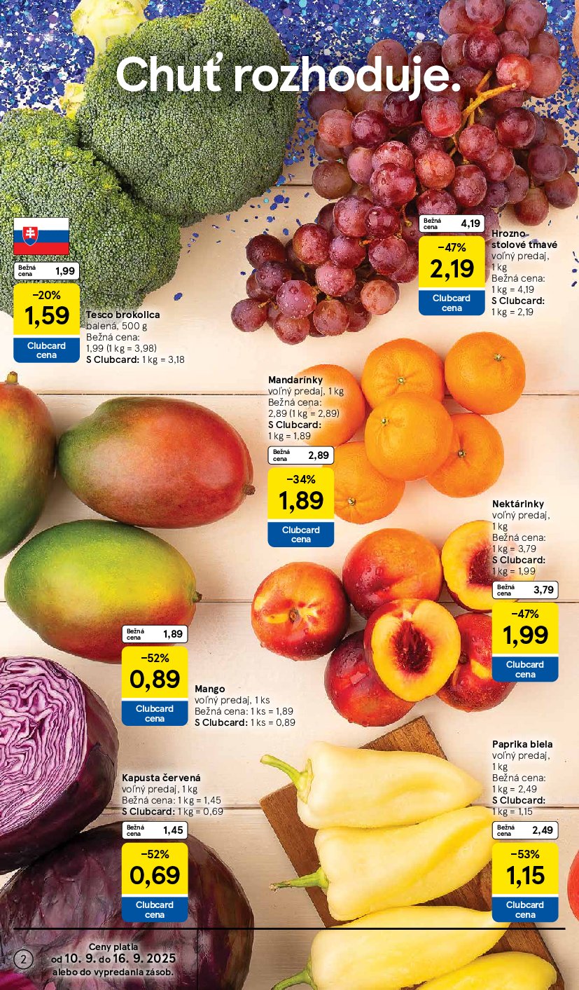tesco - Leták Tesco platný od 10.09. do 16.09. - page: 2