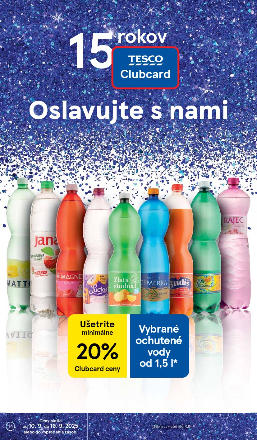tesco - Leták Tesco platný od 10.09. do 16.09. - page: 14