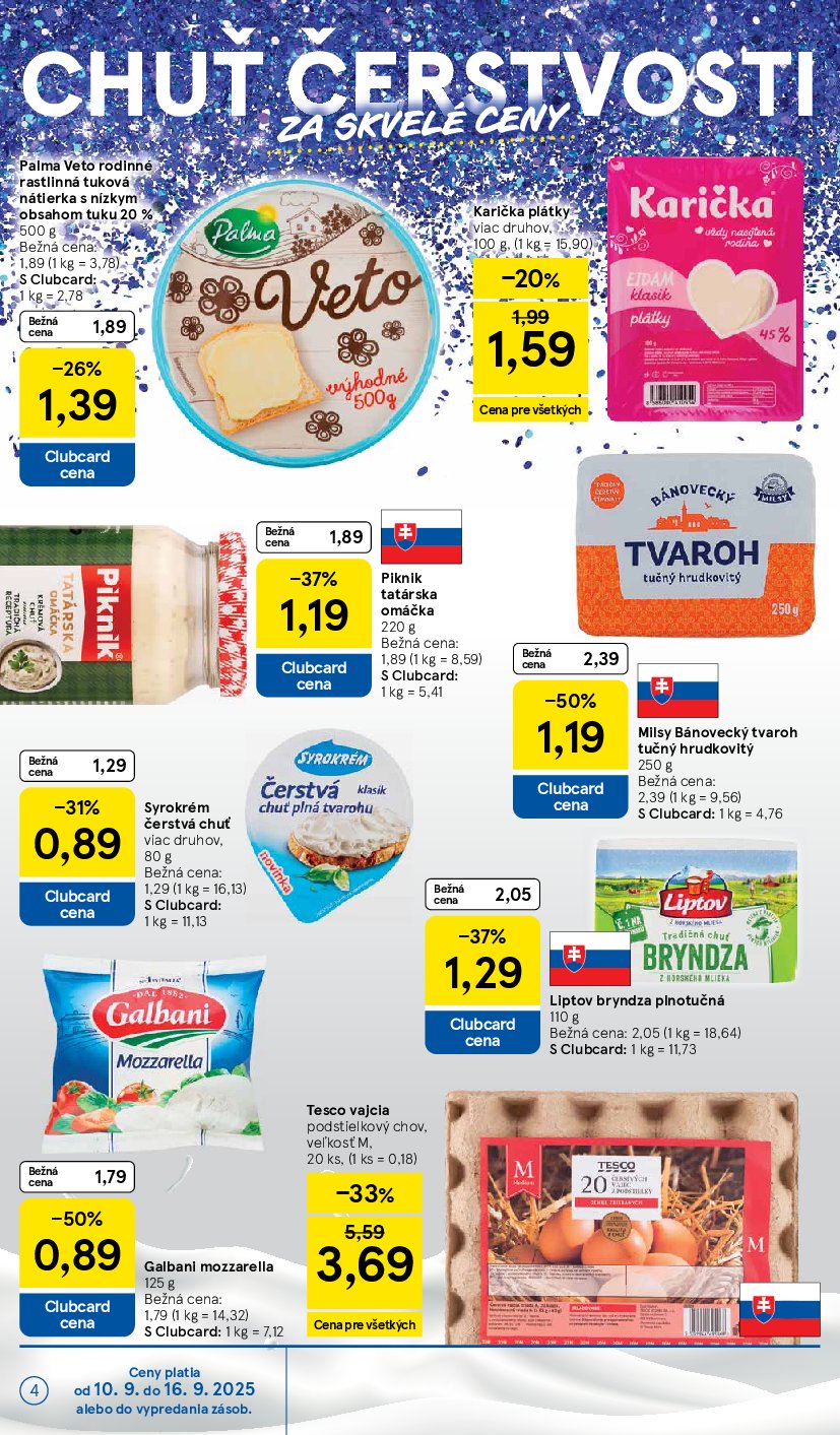 tesco - Leták Tesco platný od 10.09. do 16.09. - page: 4