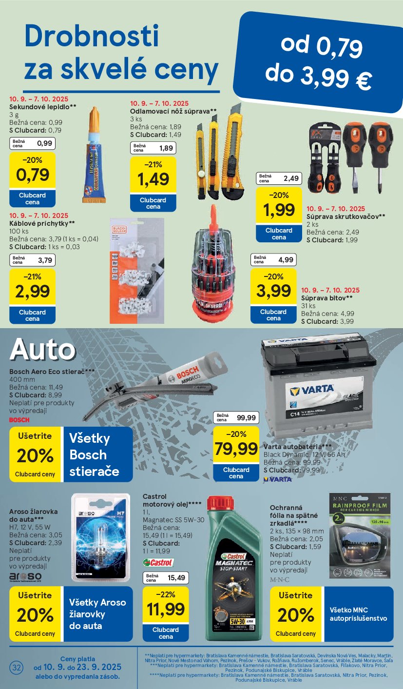 tesco - Leták Tesco platný od 10.09. do 16.09. - page: 32