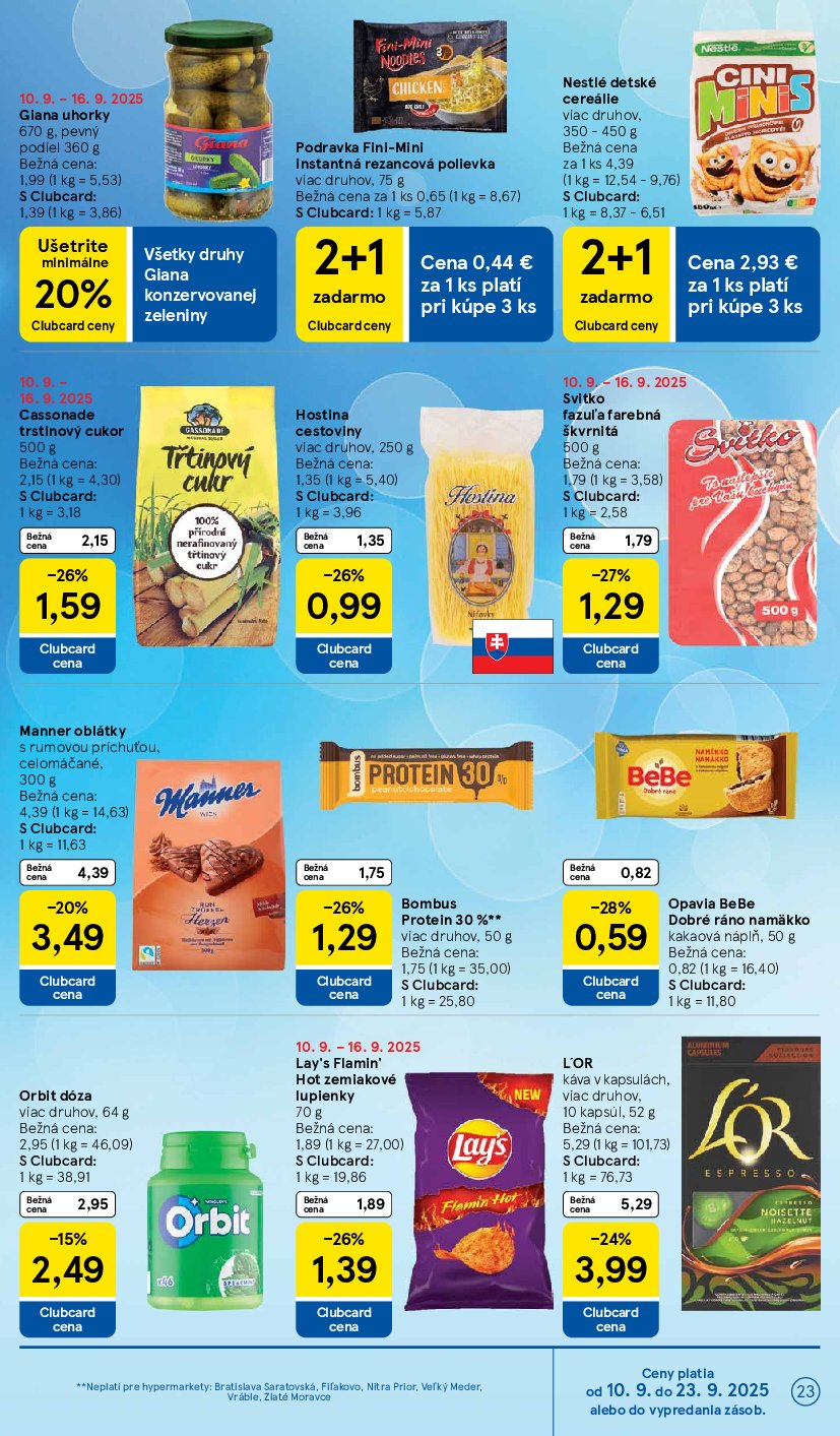 tesco - Leták Tesco platný od 10.09. do 16.09. - page: 23