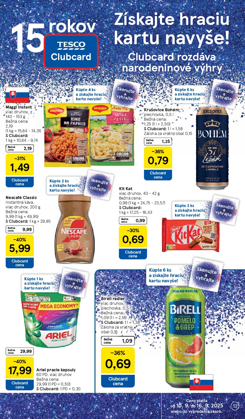 tesco - Leták Tesco platný od 10.09. do 16.09. - page: 13