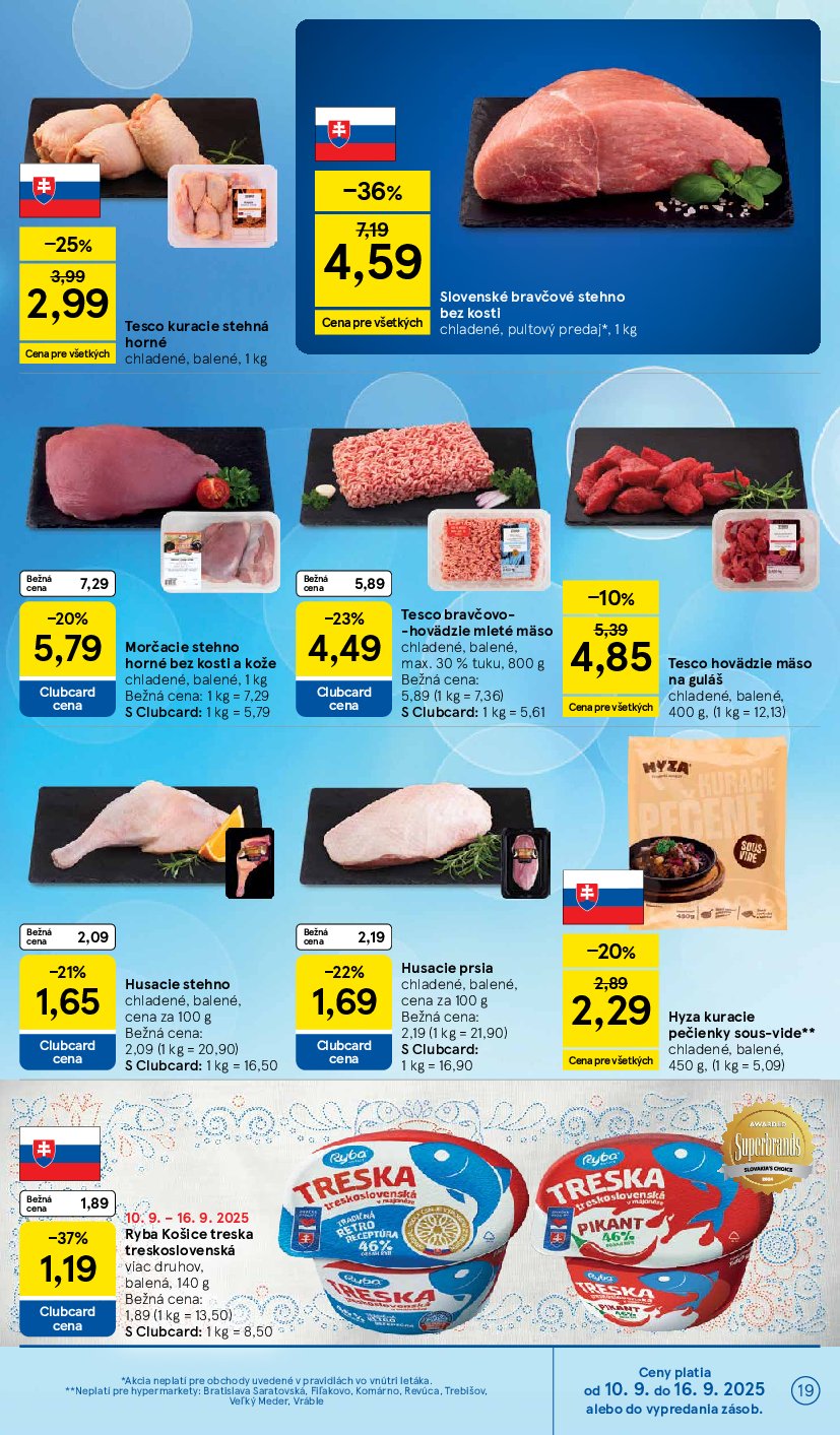 tesco - Leták Tesco platný od 10.09. do 16.09. - page: 19