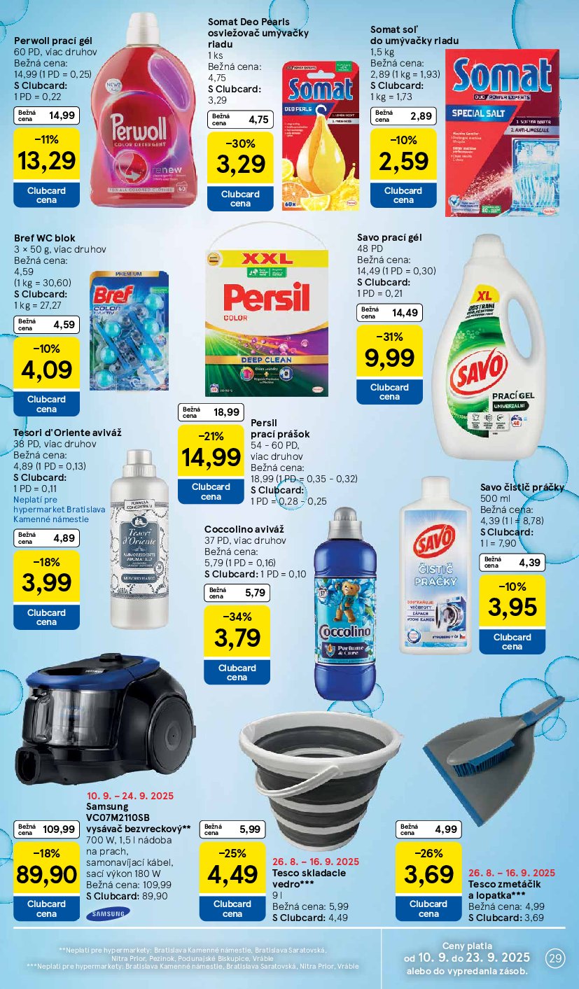 tesco - Leták Tesco platný od 10.09. do 16.09. - page: 29