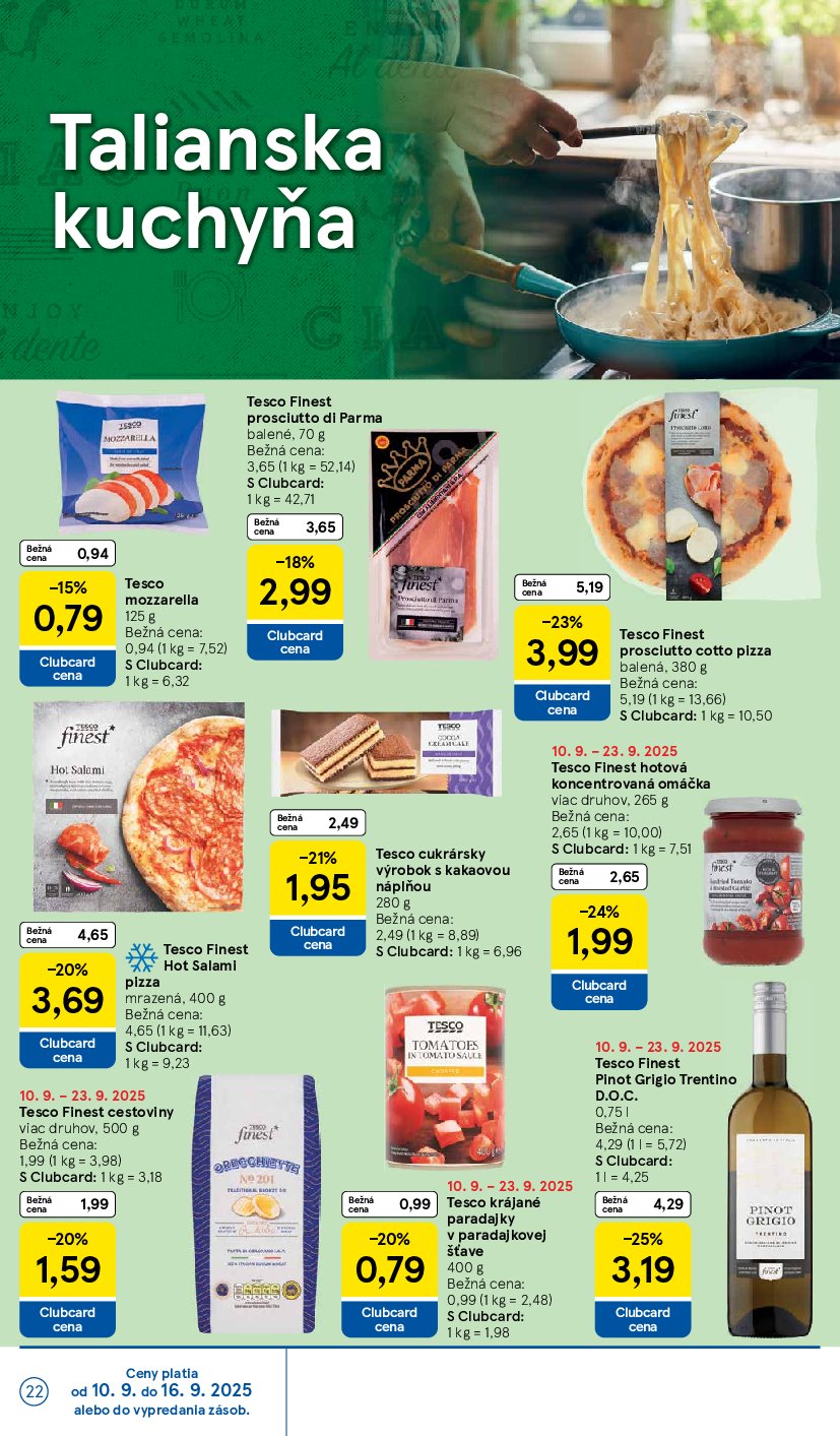 tesco - Leták Tesco platný od 10.09. do 16.09. - page: 22
