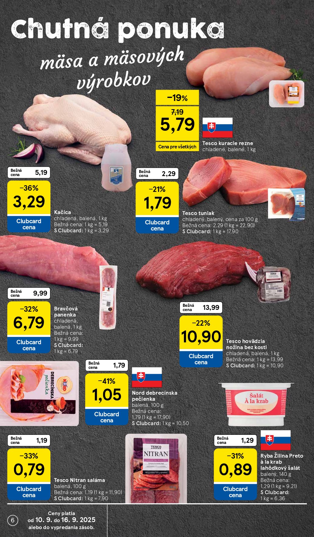 tesco - Leták Tesco supermarket platný od 10.09. do 16.09. - page: 6