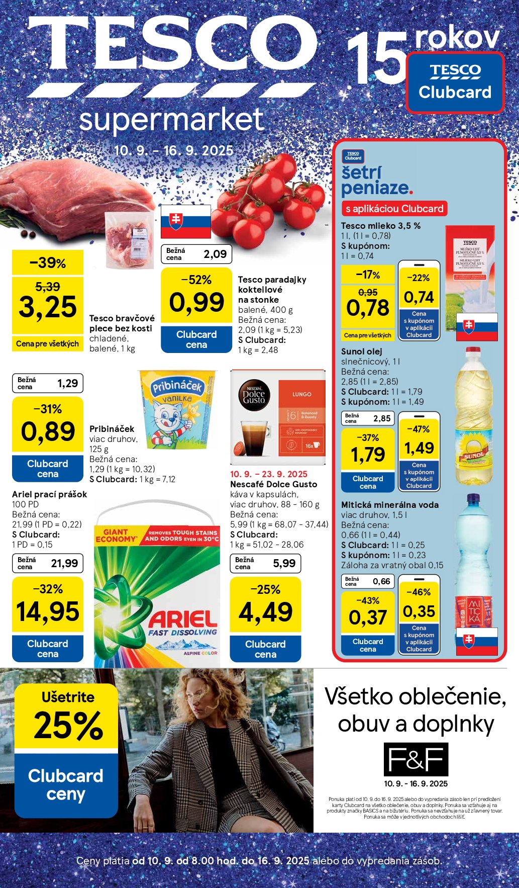 tesco - Leták Tesco supermarket platný od 10.09. do 16.09.