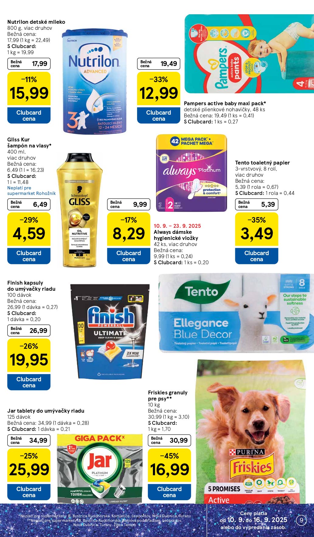 tesco - Leták Tesco supermarket platný od 10.09. do 16.09. - page: 9