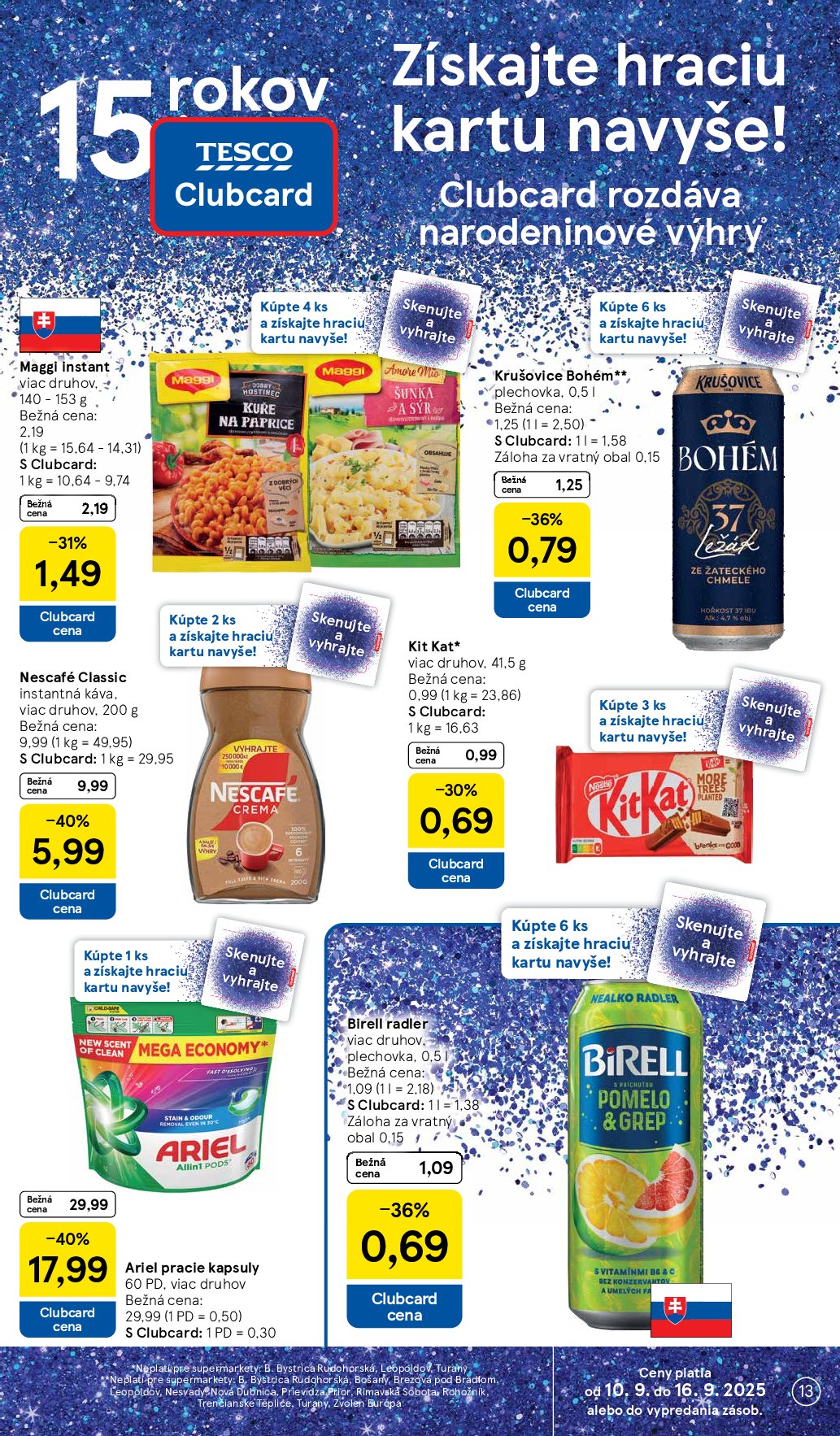 tesco - Leták Tesco supermarket platný od 10.09. do 16.09. - page: 13