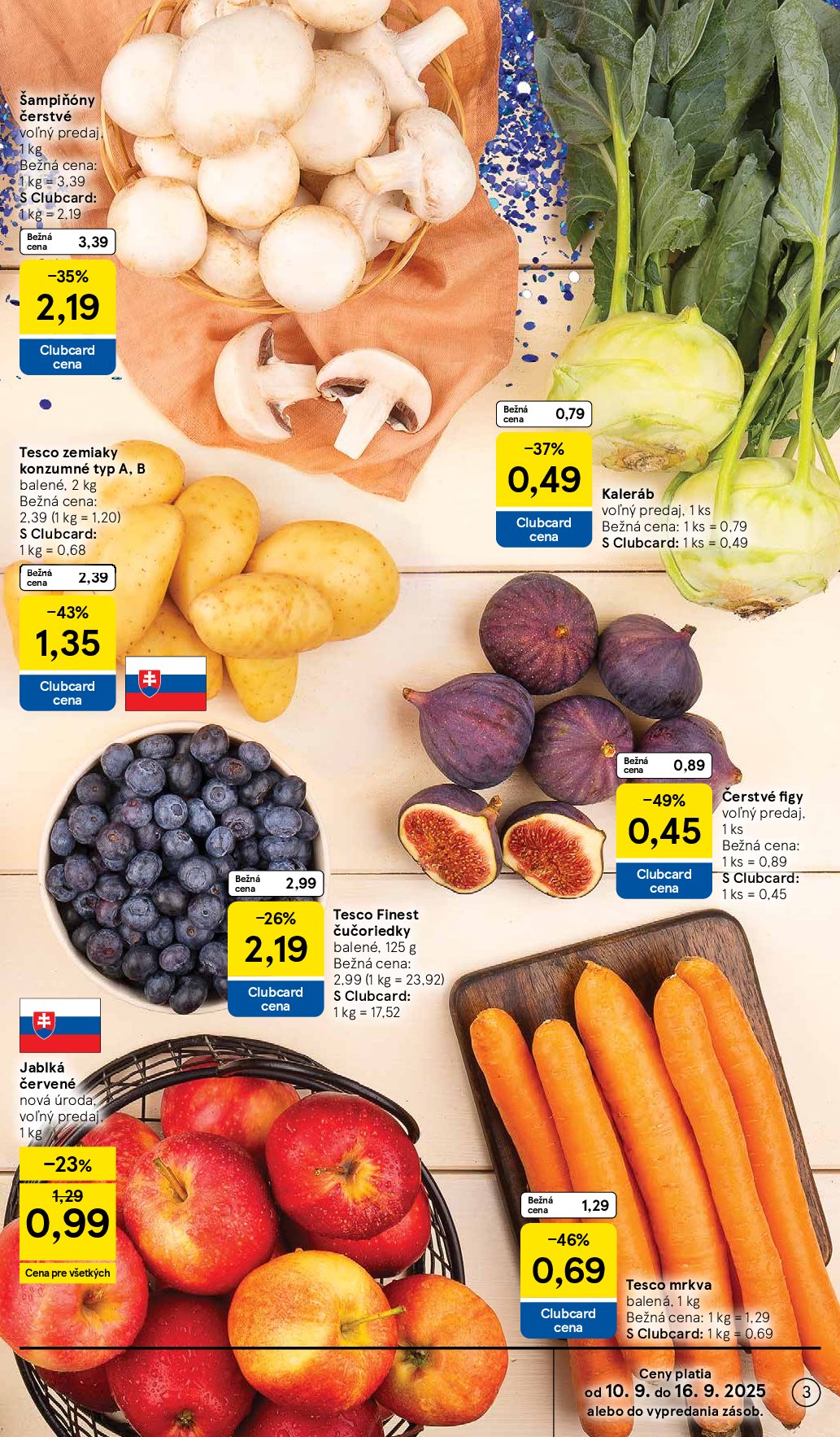 tesco - Leták Tesco supermarket platný od 10.09. do 16.09. - page: 3