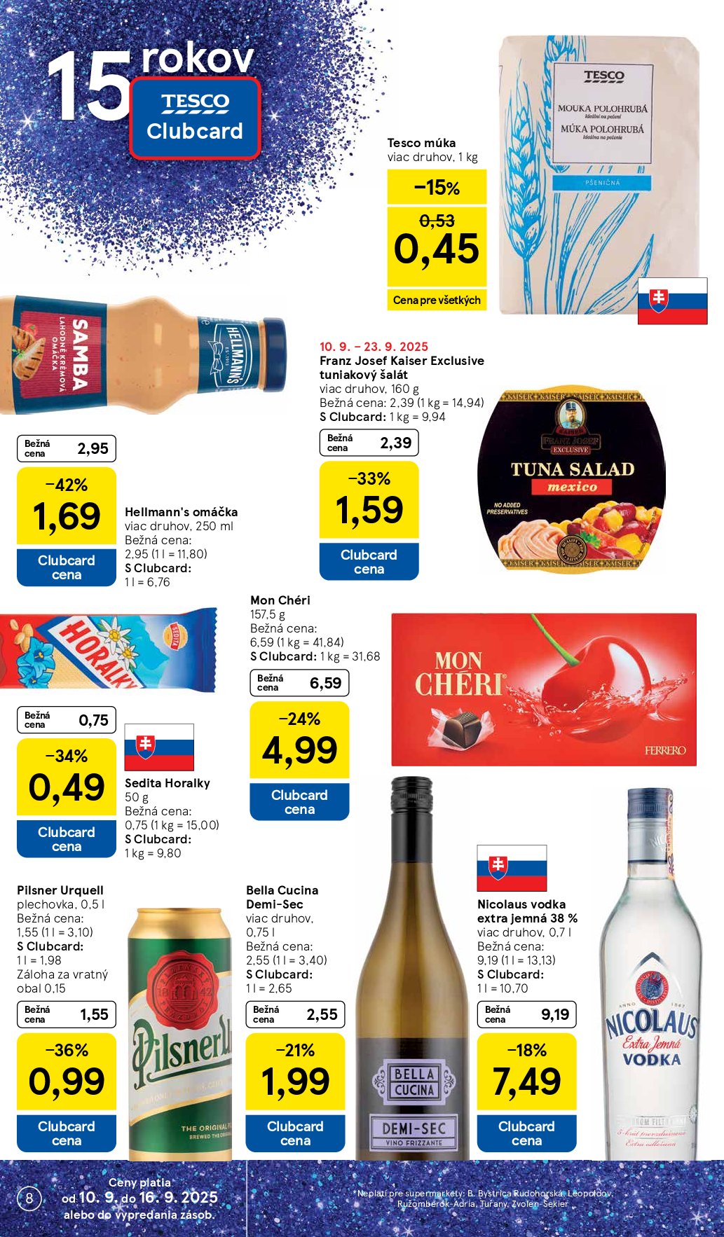 tesco - Leták Tesco supermarket platný od 10.09. do 16.09. - page: 8