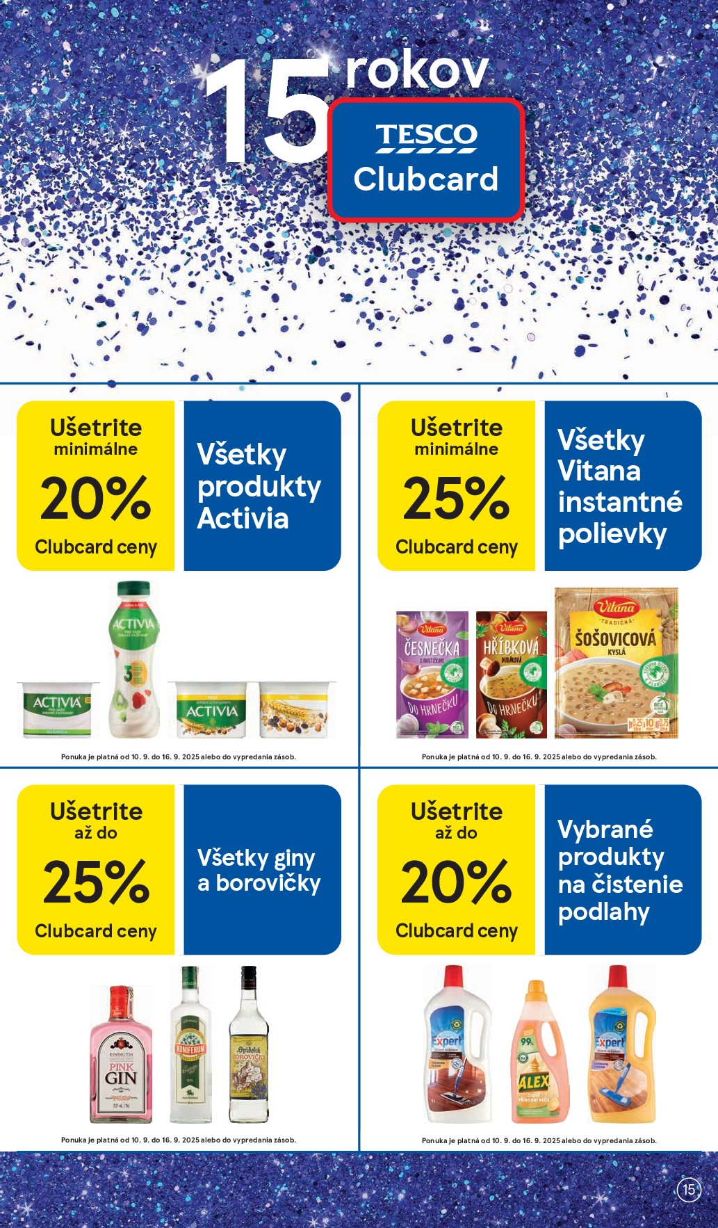 tesco - Leták Tesco supermarket platný od 10.09. do 16.09. - page: 15