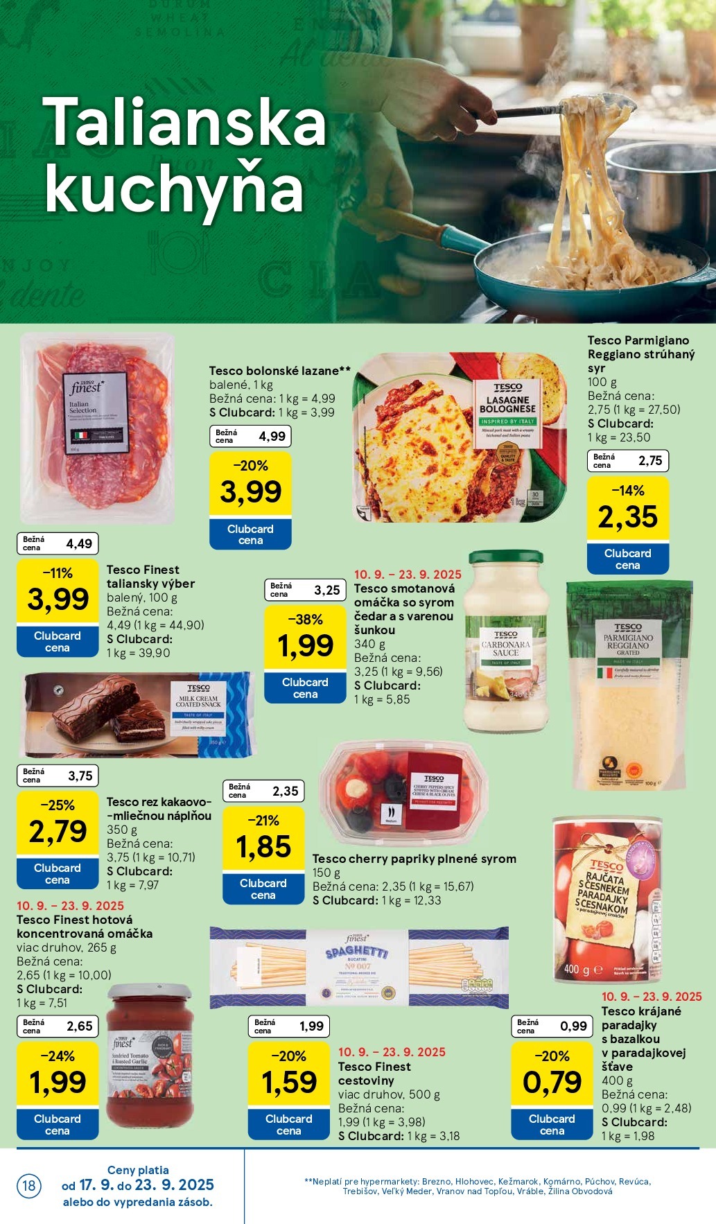 tesco - Leták Tesco platný od 17.09. do 23.09. - page: 18