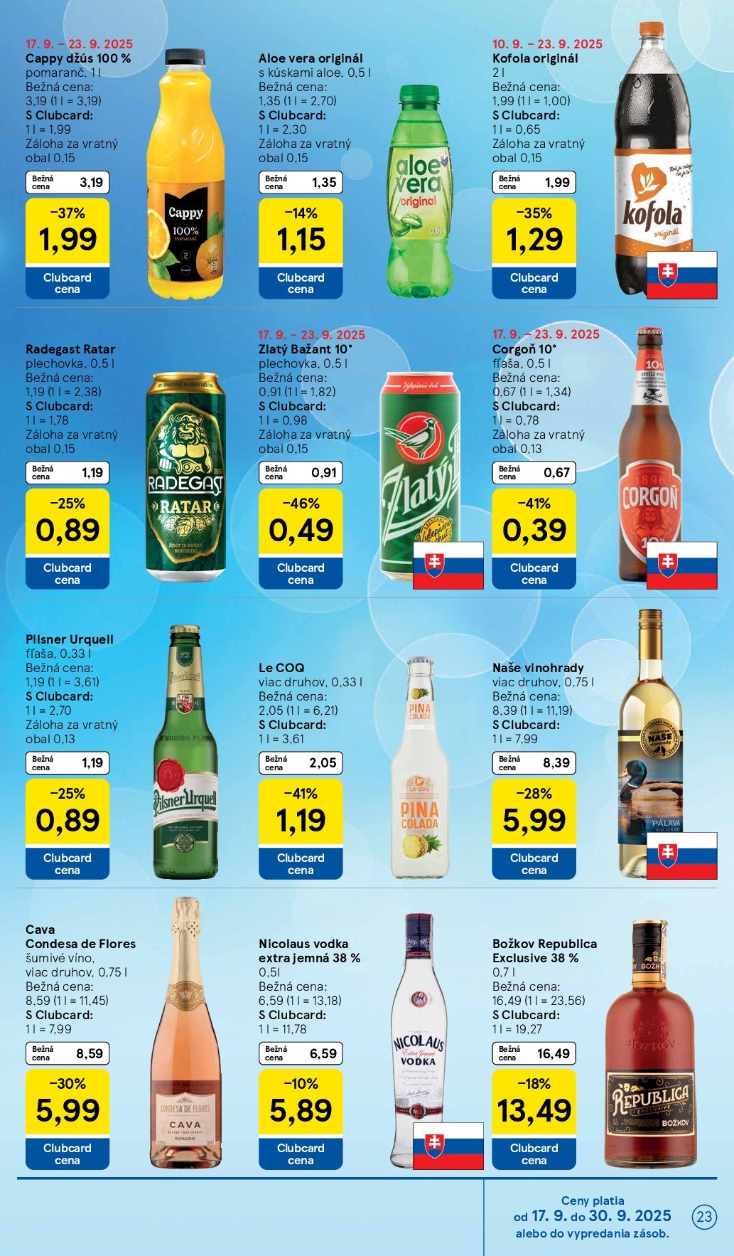 tesco - Leták Tesco platný od 17.09. do 23.09. - page: 23