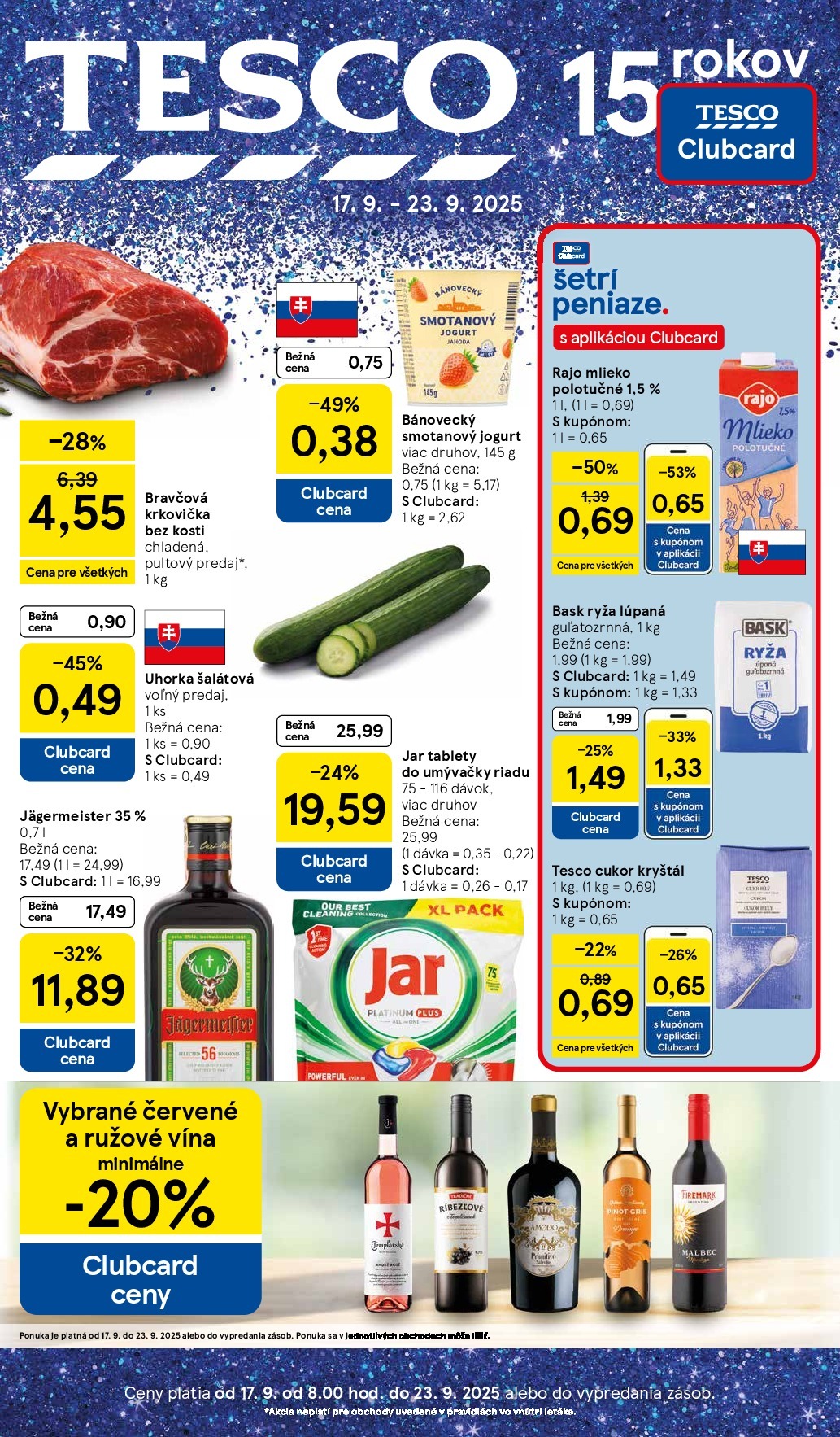 tesco - Leták Tesco platný od 17.09. do 23.09.