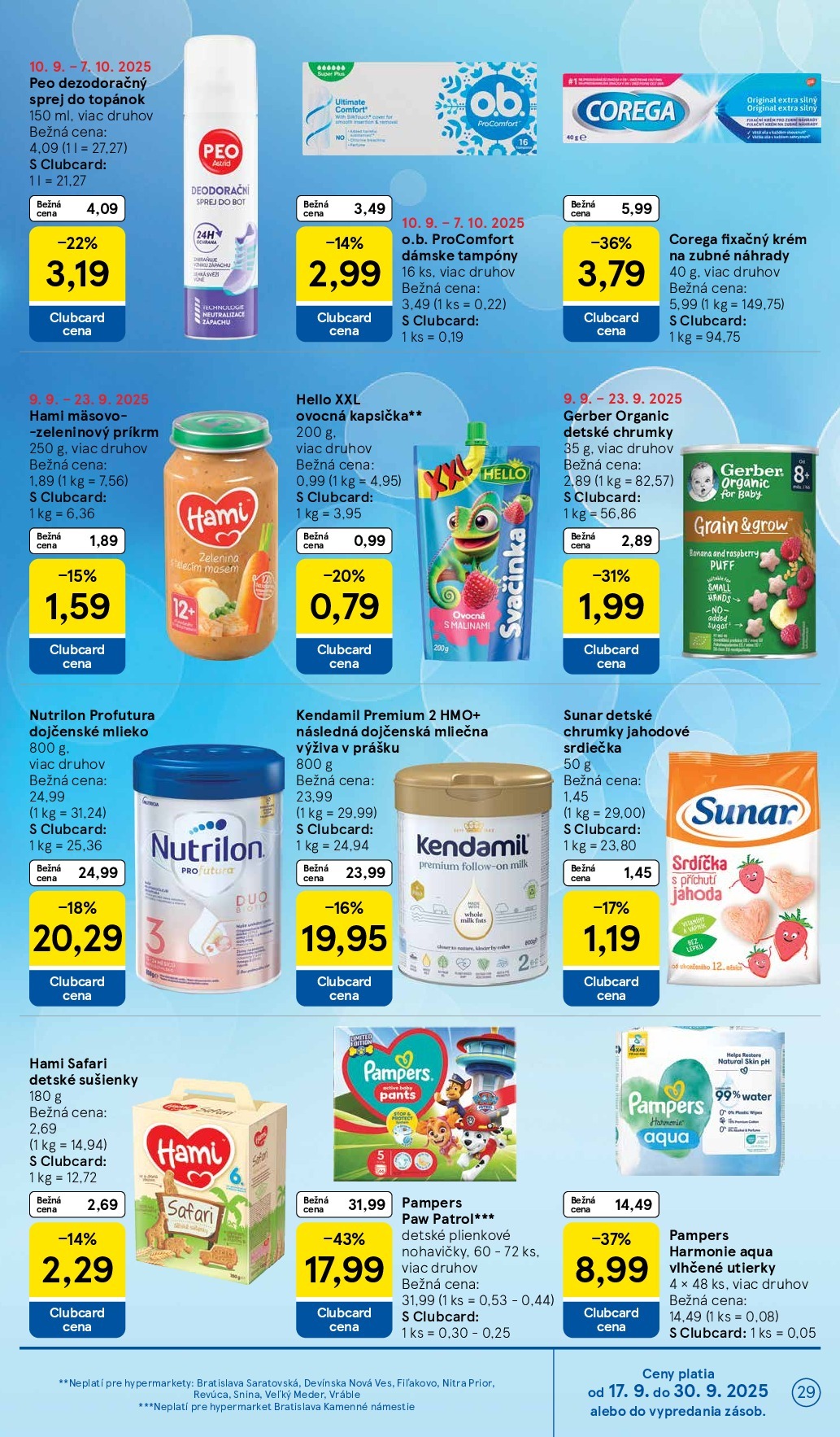 tesco - Leták Tesco platný od 17.09. do 23.09. - page: 29